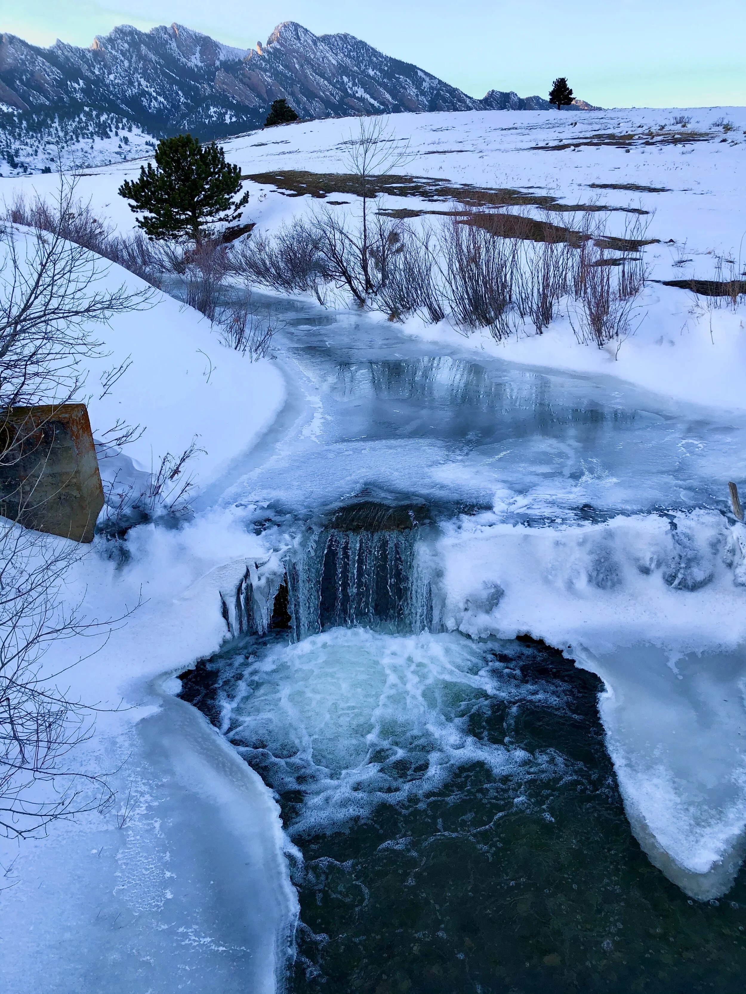 Snowshoeing in South Boulder