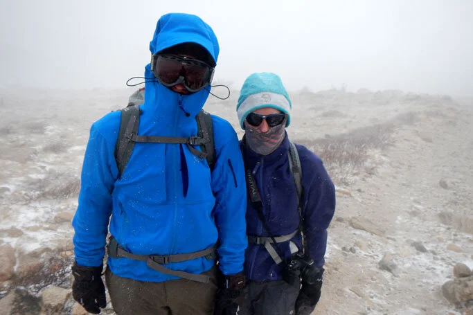 Hike to Chasm Lake - in a Blizzard