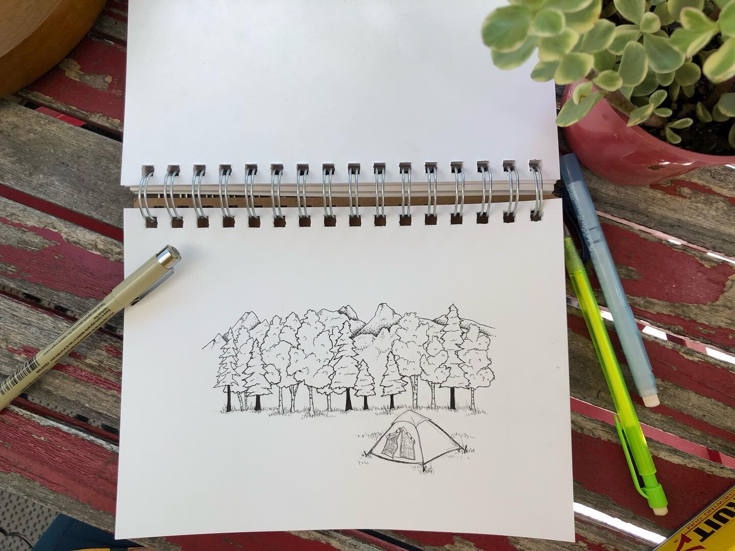 Camping 🏕 seems to be the popular vote so I have been enjoying the sunshine and drawing tents!
.
.
.

#adventureworthy #outdoorwoman #naturewoman #naturevibes #lovingnature #hikingirls&nbsp; #campinglovers⛺️ #bestlifever #happyliving #sleepingoutsid