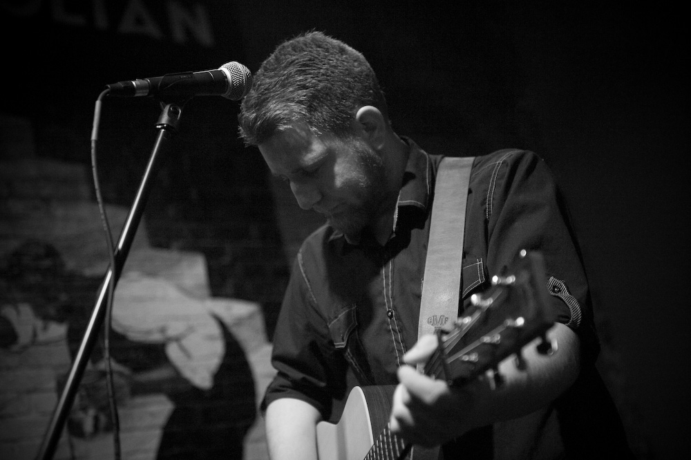 Levi Westfall (from Belpre, OH) will be entertaining your earbuds twice this weekend: Friday night, catch him at one of our favorite happy hours at Undo's on the Pike . And Thursday, Levi will share the 2nd floor Adelphia Patio with Maddie Brookover . Photo by Michelle Waters