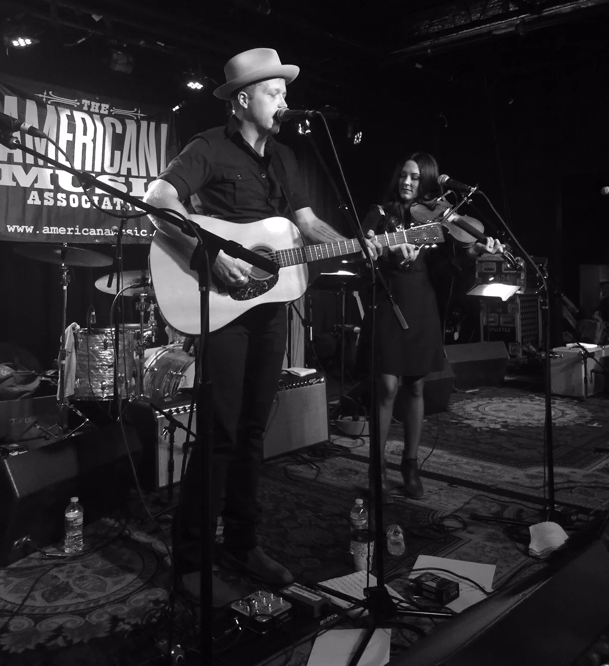 Jason Isbell and Amanda Shires, by Chad Cochran