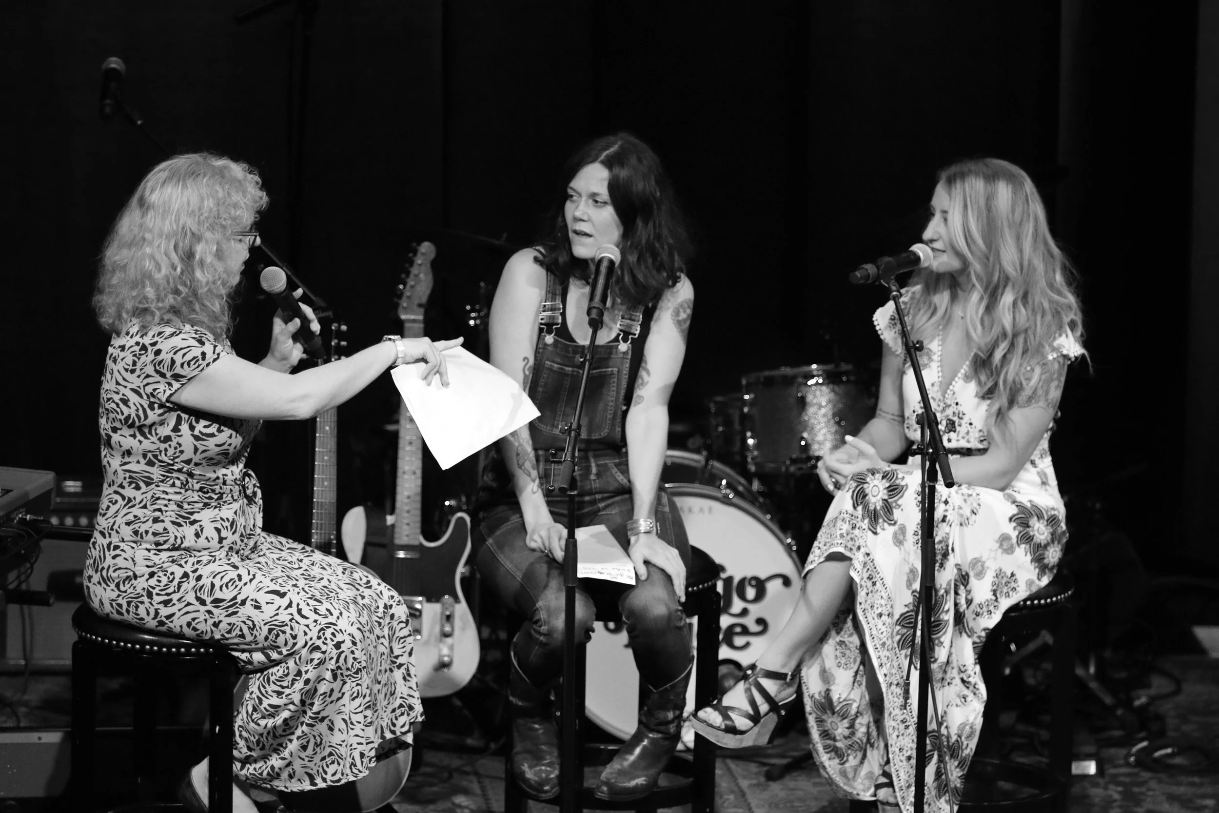 Ann Powers, Lilly Hiatt, Margo Price, by Chad Cochran