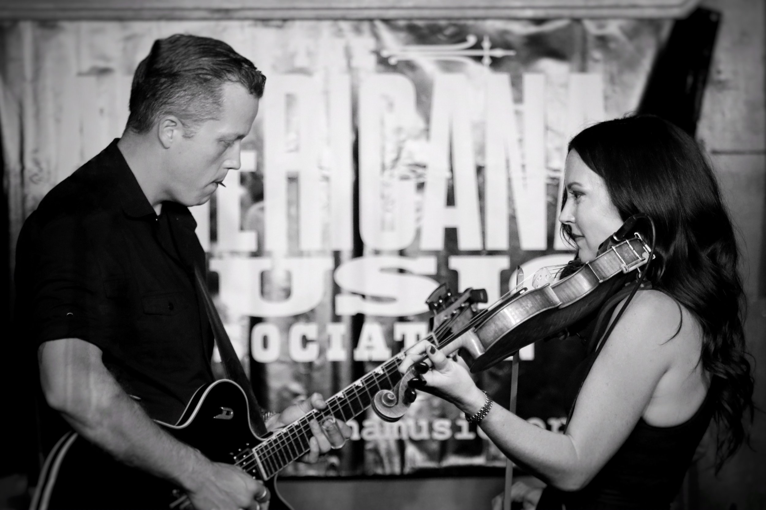 Jason Isbell and Amanda Shires, by Chad Cochran