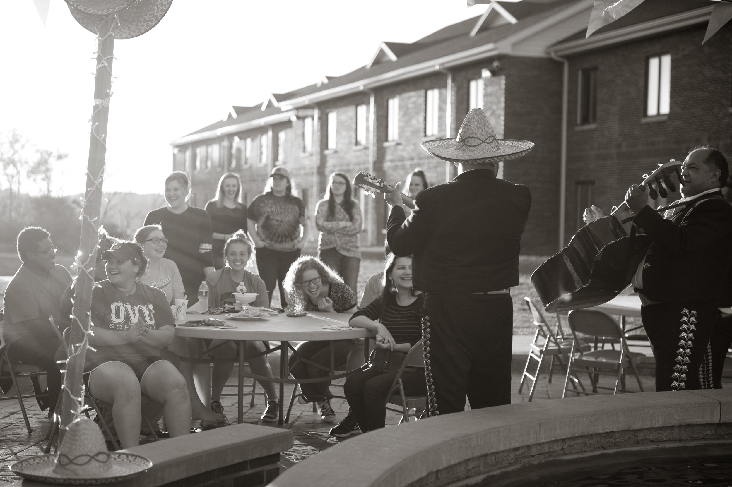 OVU students loved last month's Mariachi performance on their campus. Photo by Michelle Waters. 