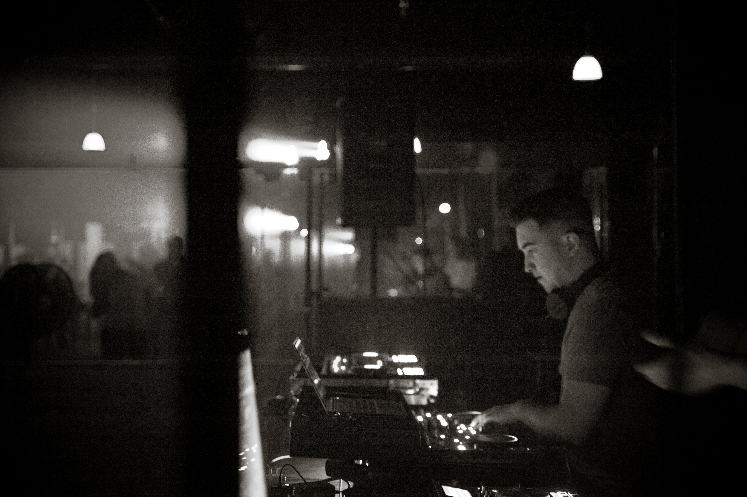 Lots of great New Year's parties this weekend, including DJ Mixar at The Blue Pit . Photo by Michelle Waters. 