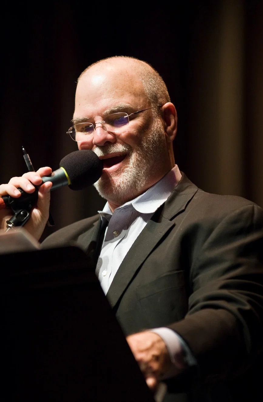 Host of Mountain Stage , Larry Groce is joining his wife Sandra, as well as Todd Burge this coming Saturday at the Clay Center of Charleston, through the Woody Hawley Concert Series. Photo by Michelle Waters . 