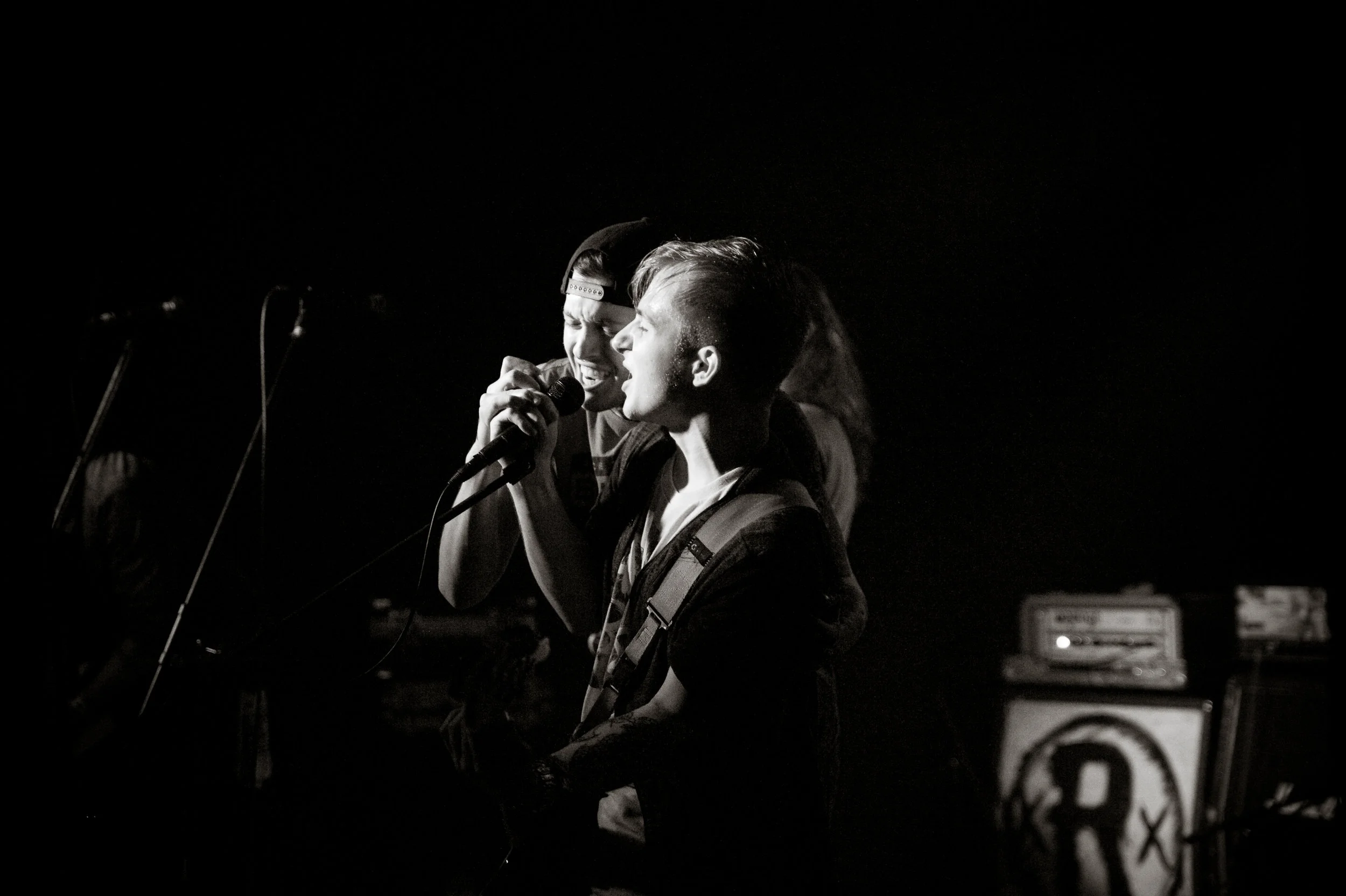 Riviera officially welcomed Tony Goffoli (Left) to their band. Photo by Michelle Waters . 
