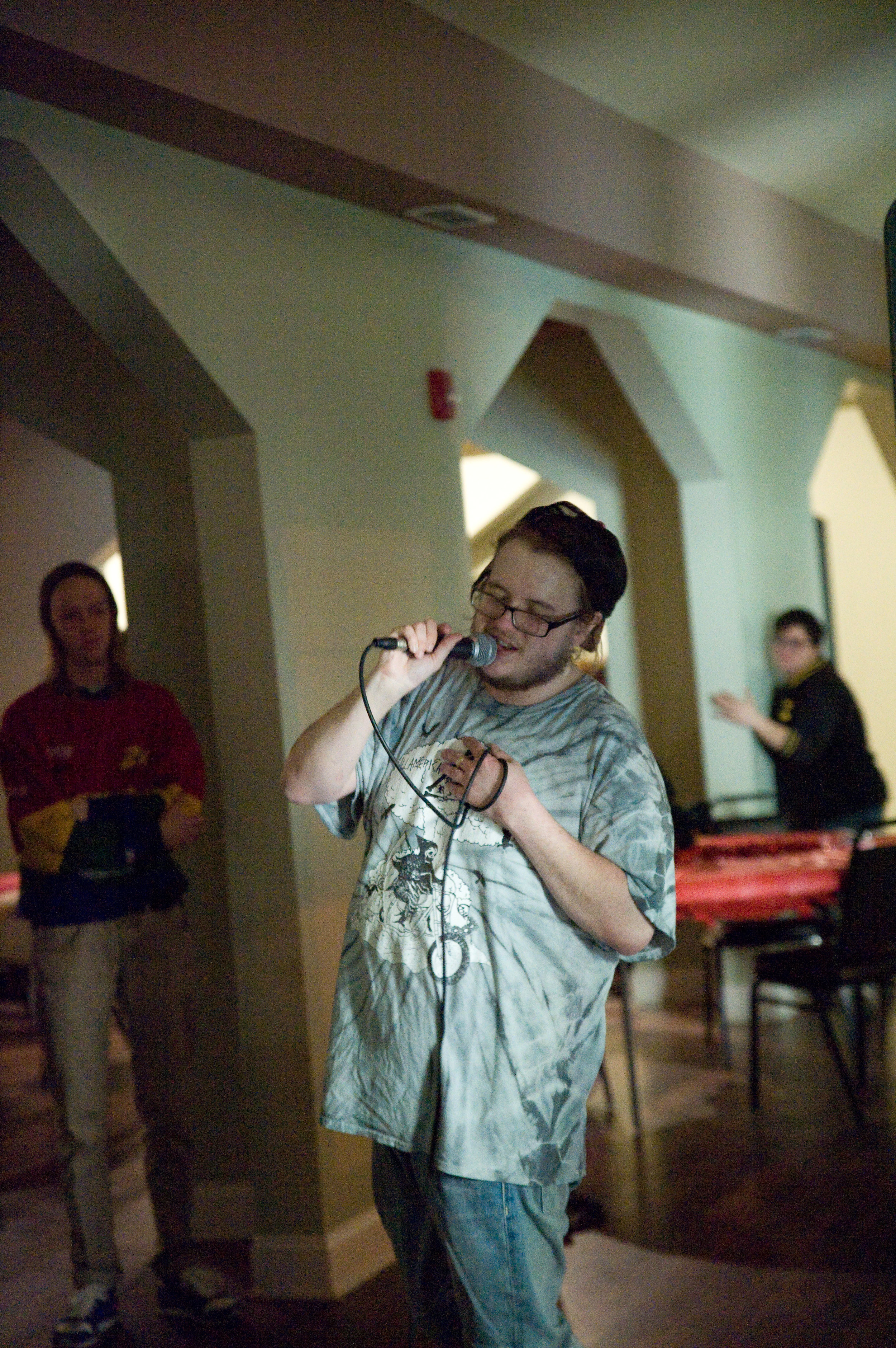 Wilson Raps performed at Serenity Coffee House for "=", earlier this month. Photos by Michelle Waters. 