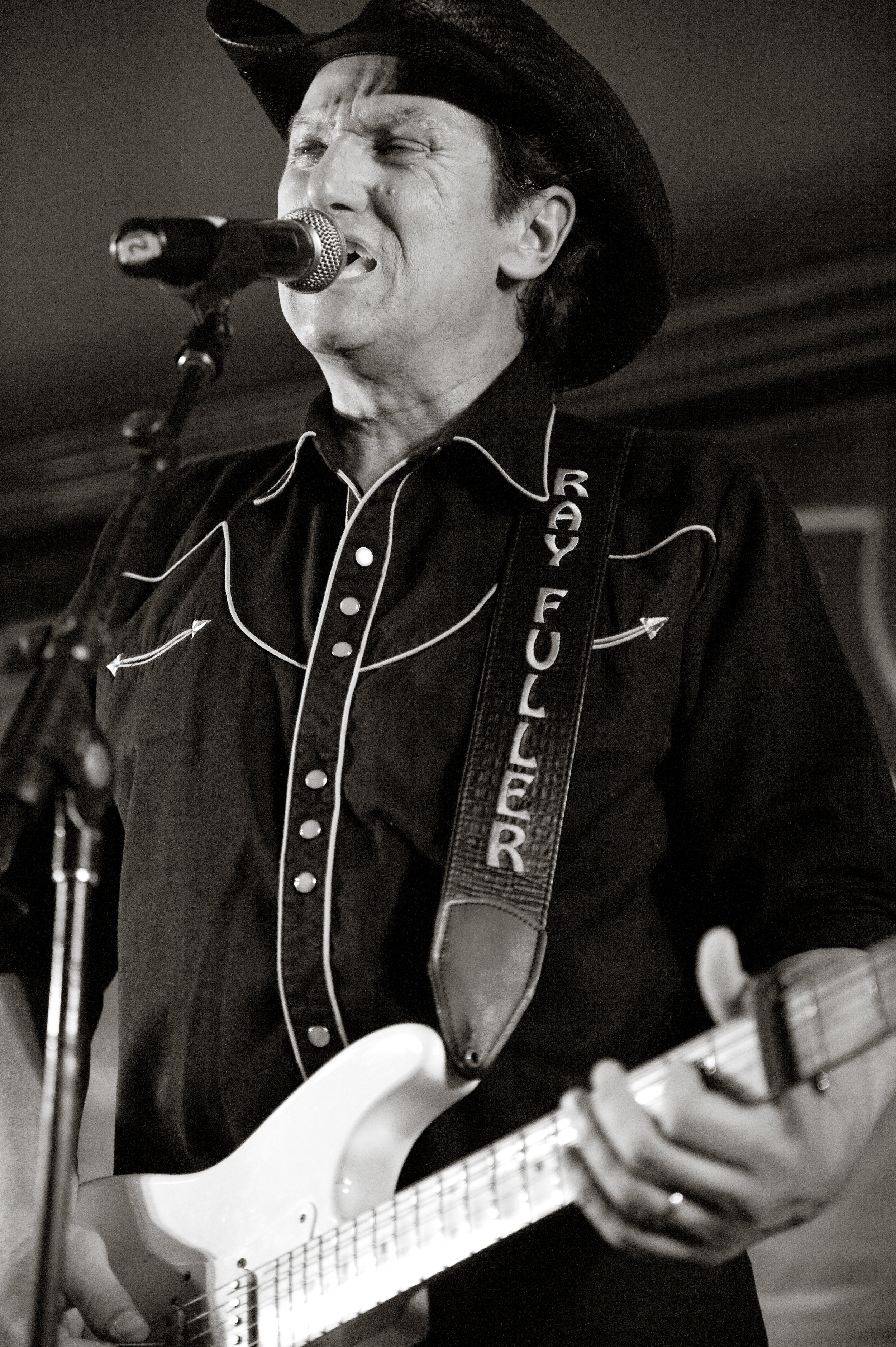 Ray Fuller & The Bluesrockers performed at the pre-competition dance party on Friday, and had a great time doing so. Photo by Michelle Waters .