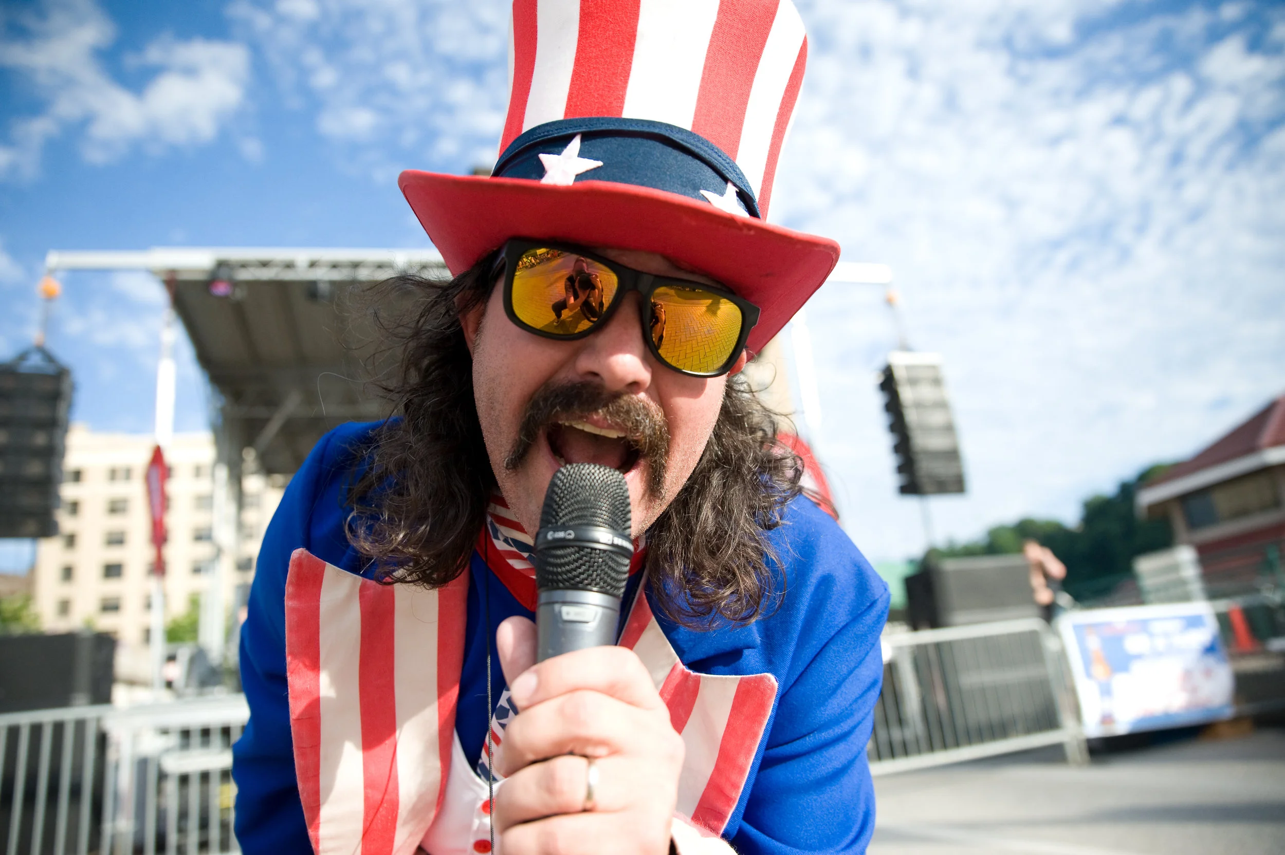 Huntington, WV's The M.F.B . were the perfect choice to kickstart the party for FestivALL/FestivALT.