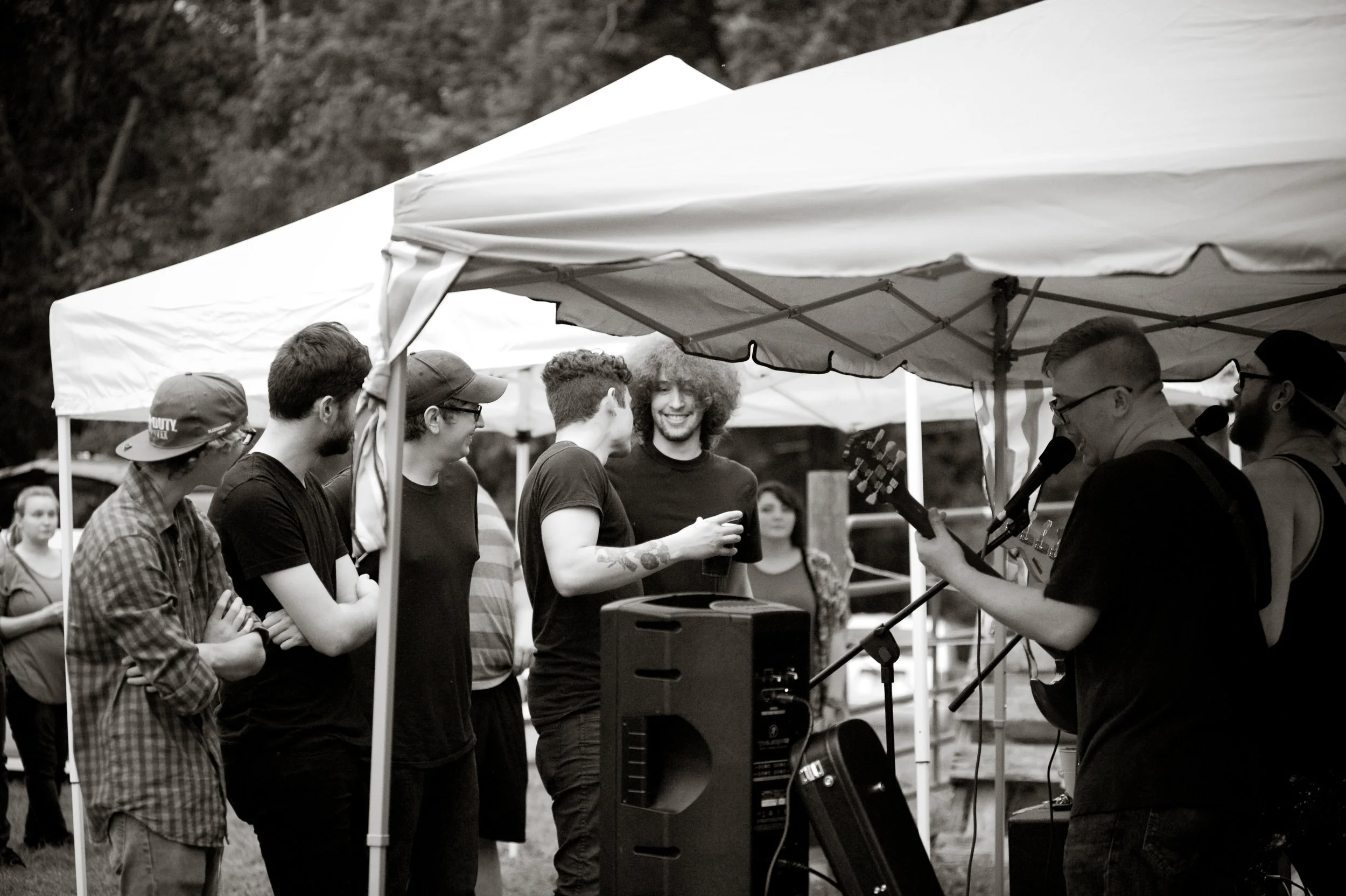 Showing up for the scene. Photo by Michelle Waters.