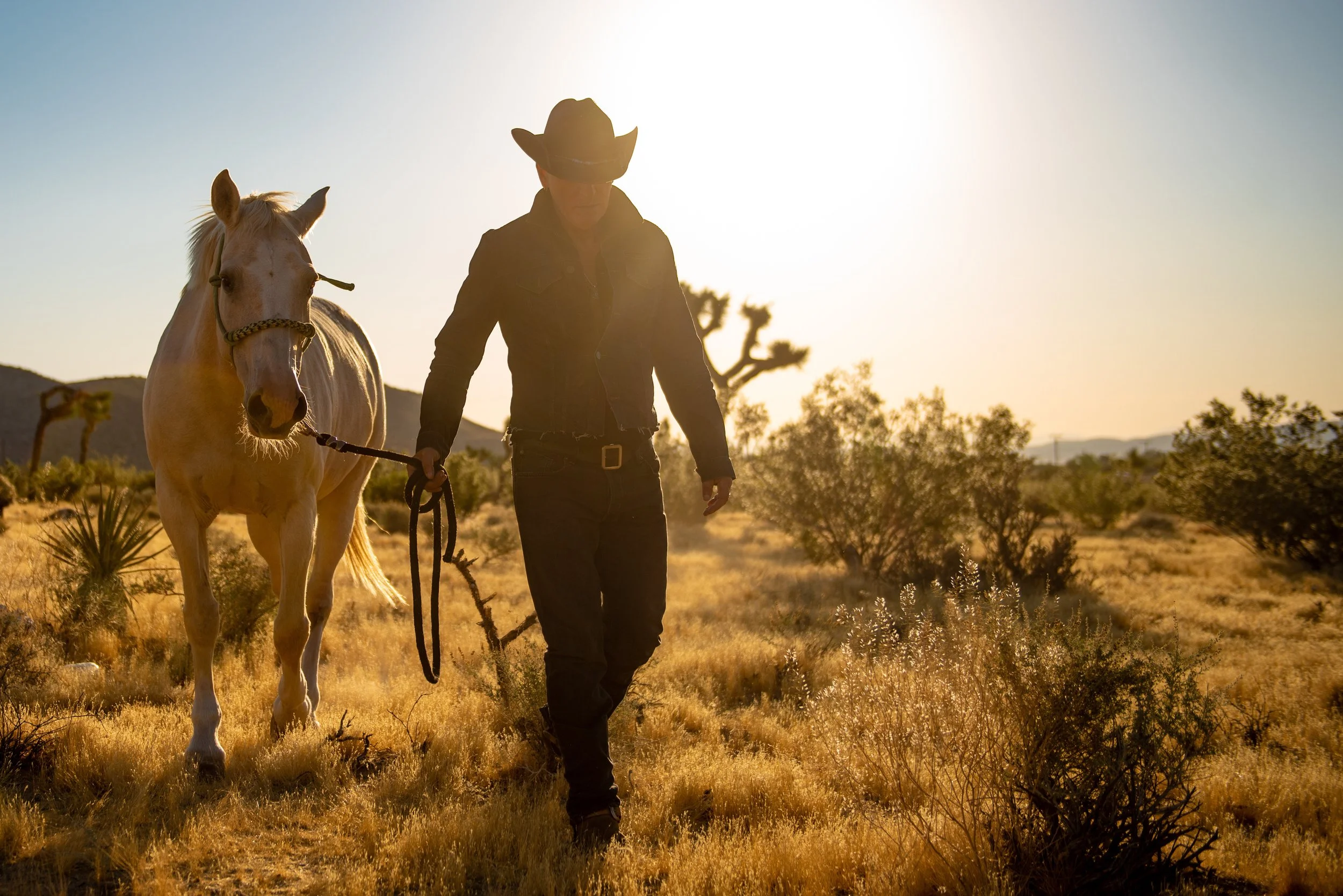 Bruce Springsteen on location during the filming of Western Stars in Joshua Tree, Ca.  Prints avail: 16x24 Ed of 50,  26.67x40 Ed of 25,  33.33x50 Ed of 12