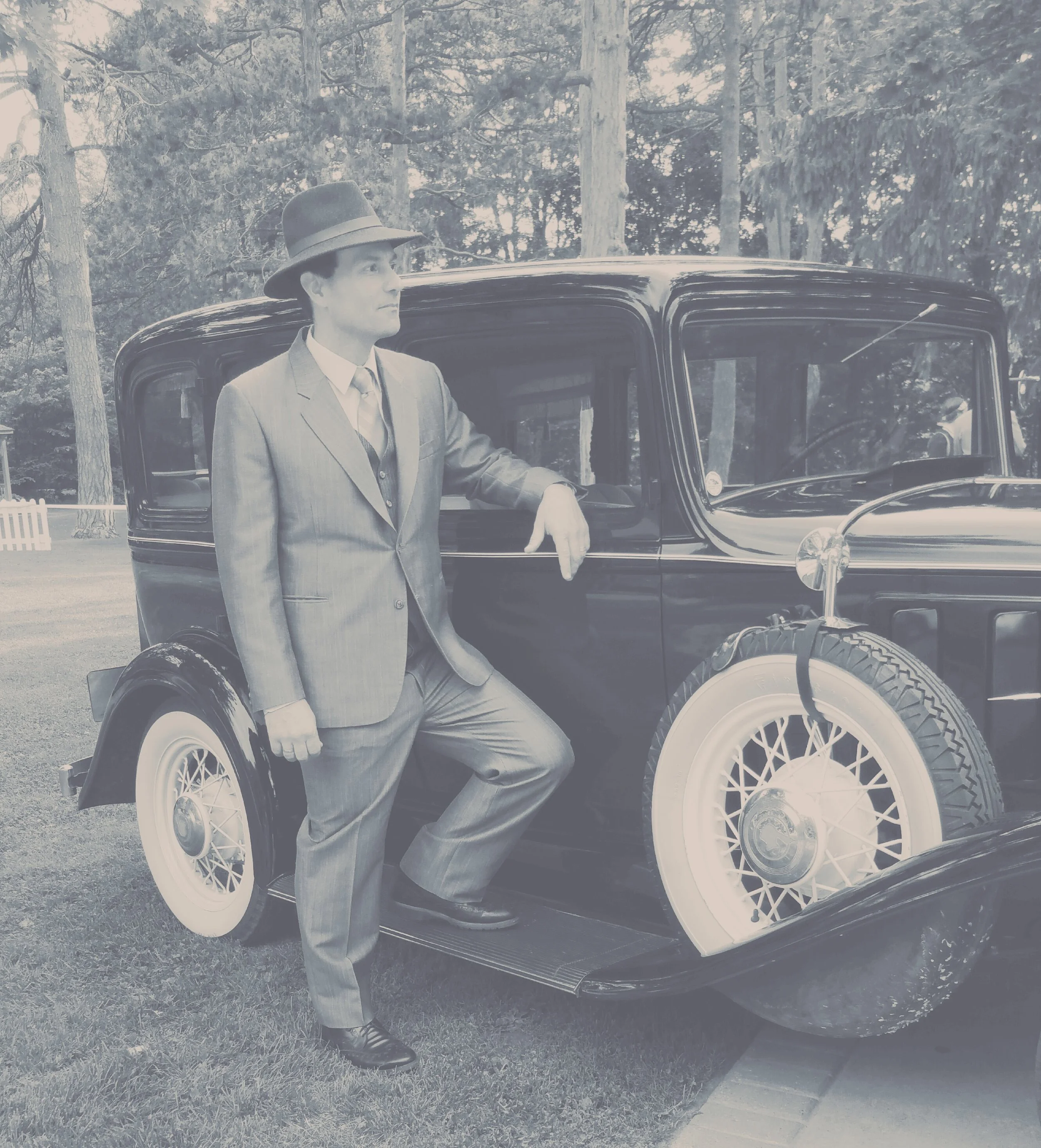 Ben Old Car BW.jpg