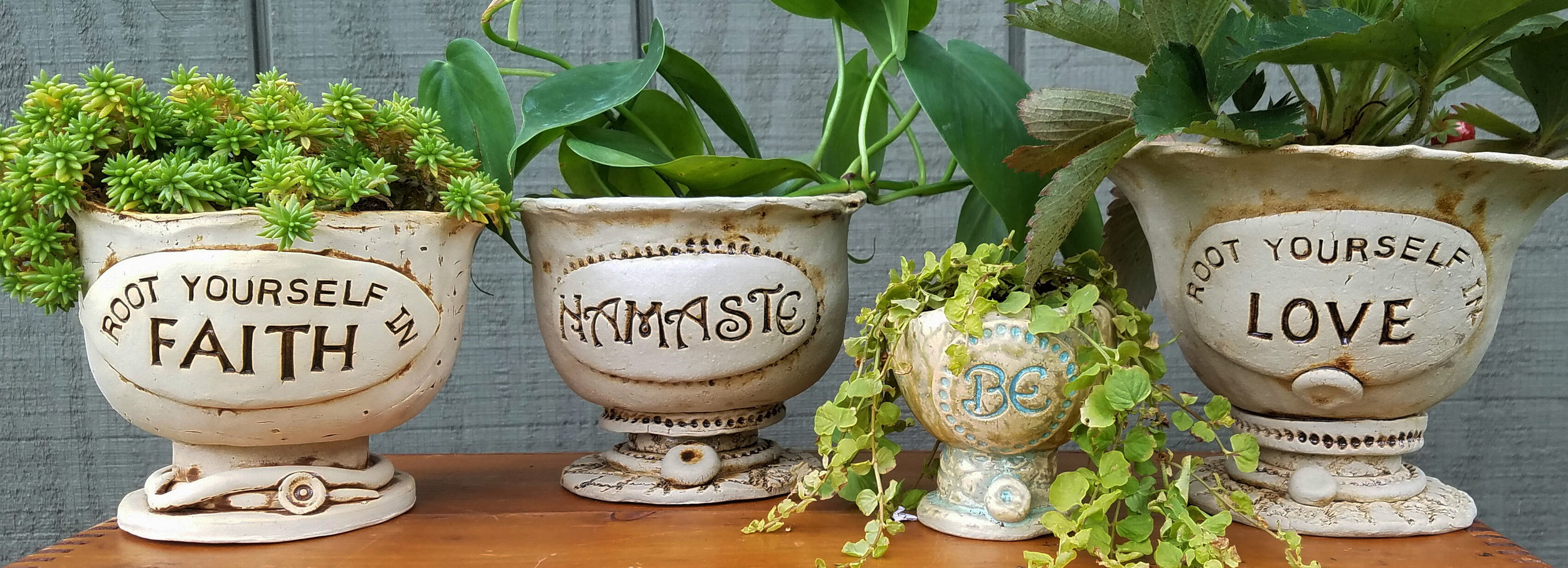 PLANTERS AND VASES F OR THE HOME AND GARDEN.