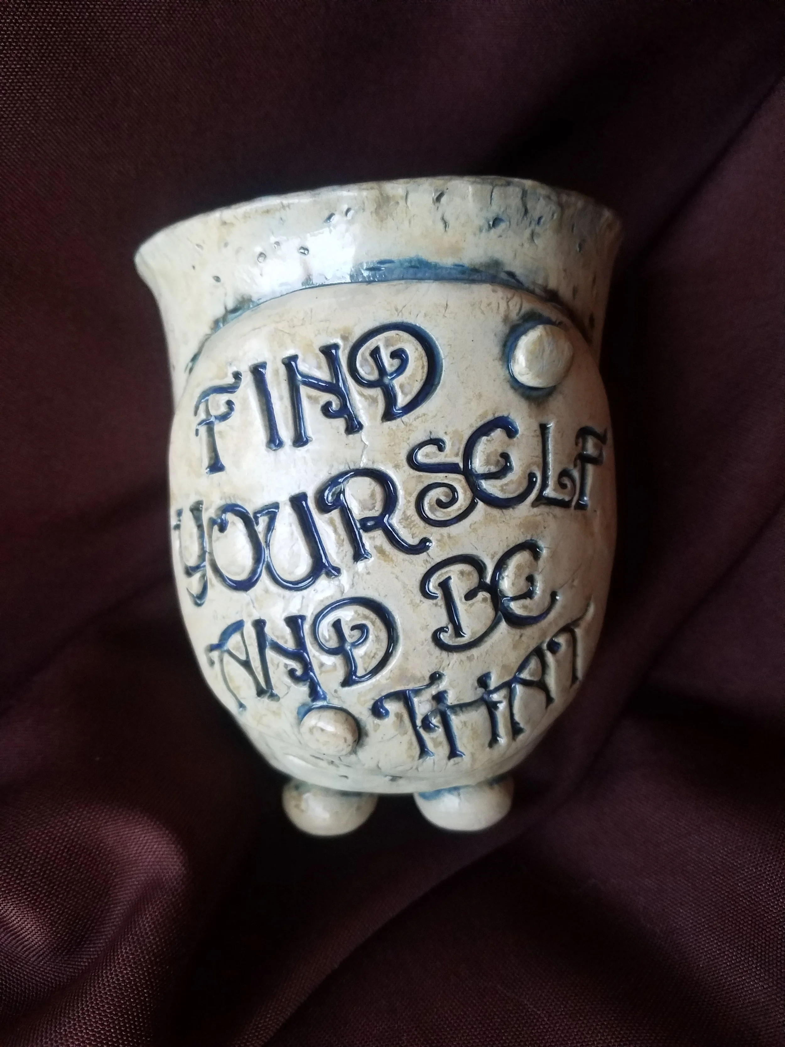 MAKE UP BRUSH HOLDERS OR BUD VASE.