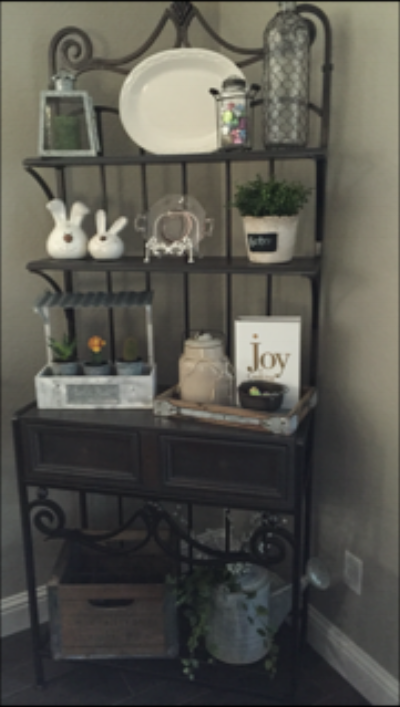 Decorative bakers rack deals