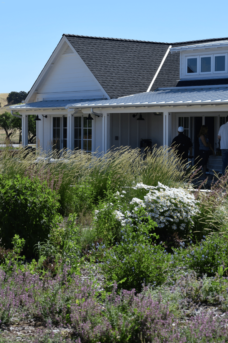 A view of the tasting room.