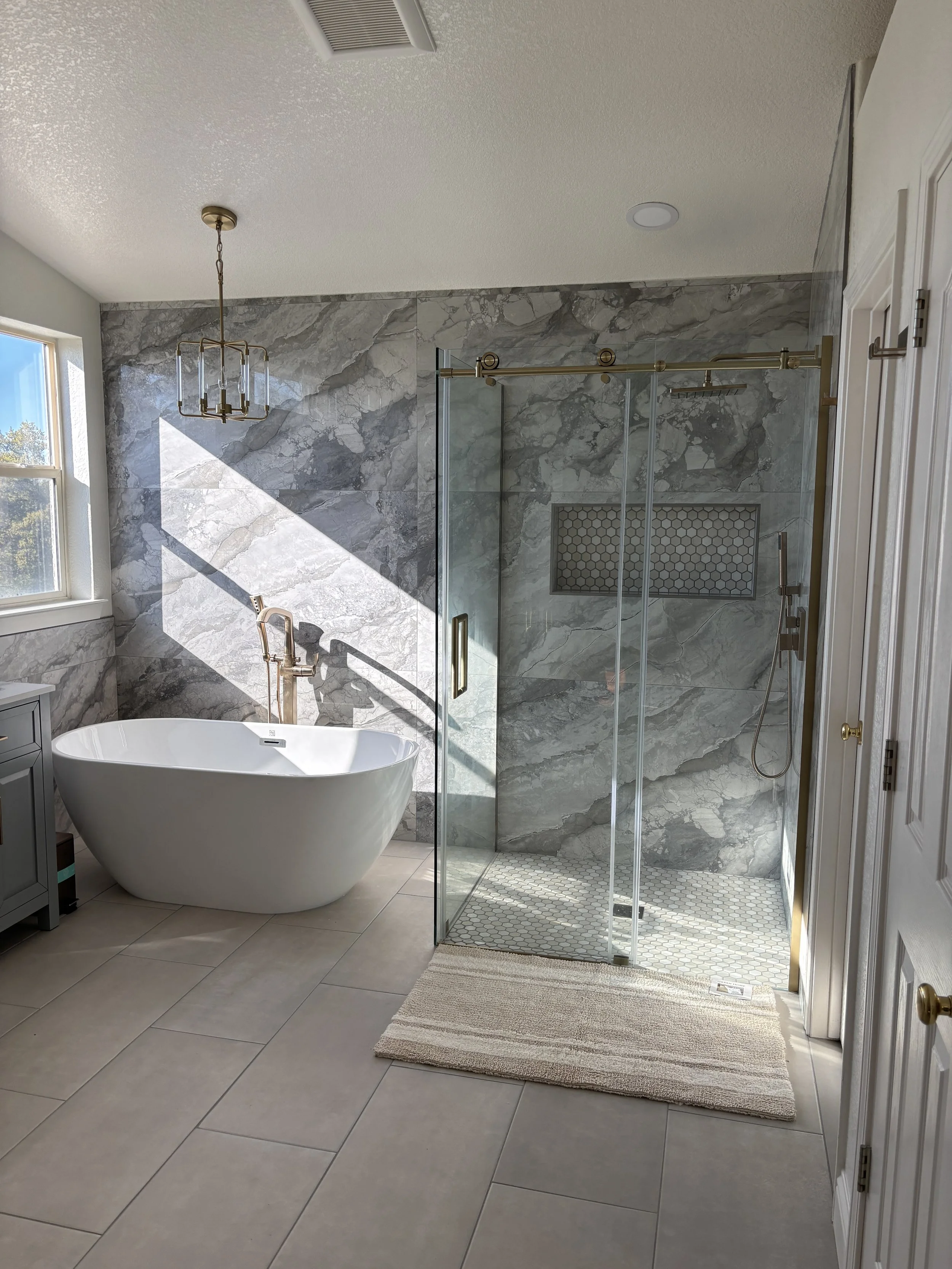 Marble Bath Remodel