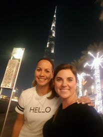 Solo travelers at the Burj Khalifa