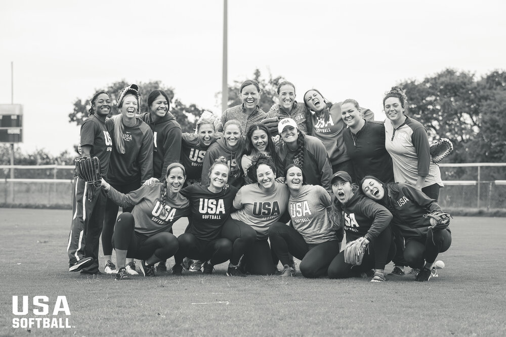 This group is special, and my heart is so full as we go our own ways for a bit. To say this journey will be exciting is an understatement. I really can’t wait to write this chapter of USA Softball with these 17 women.