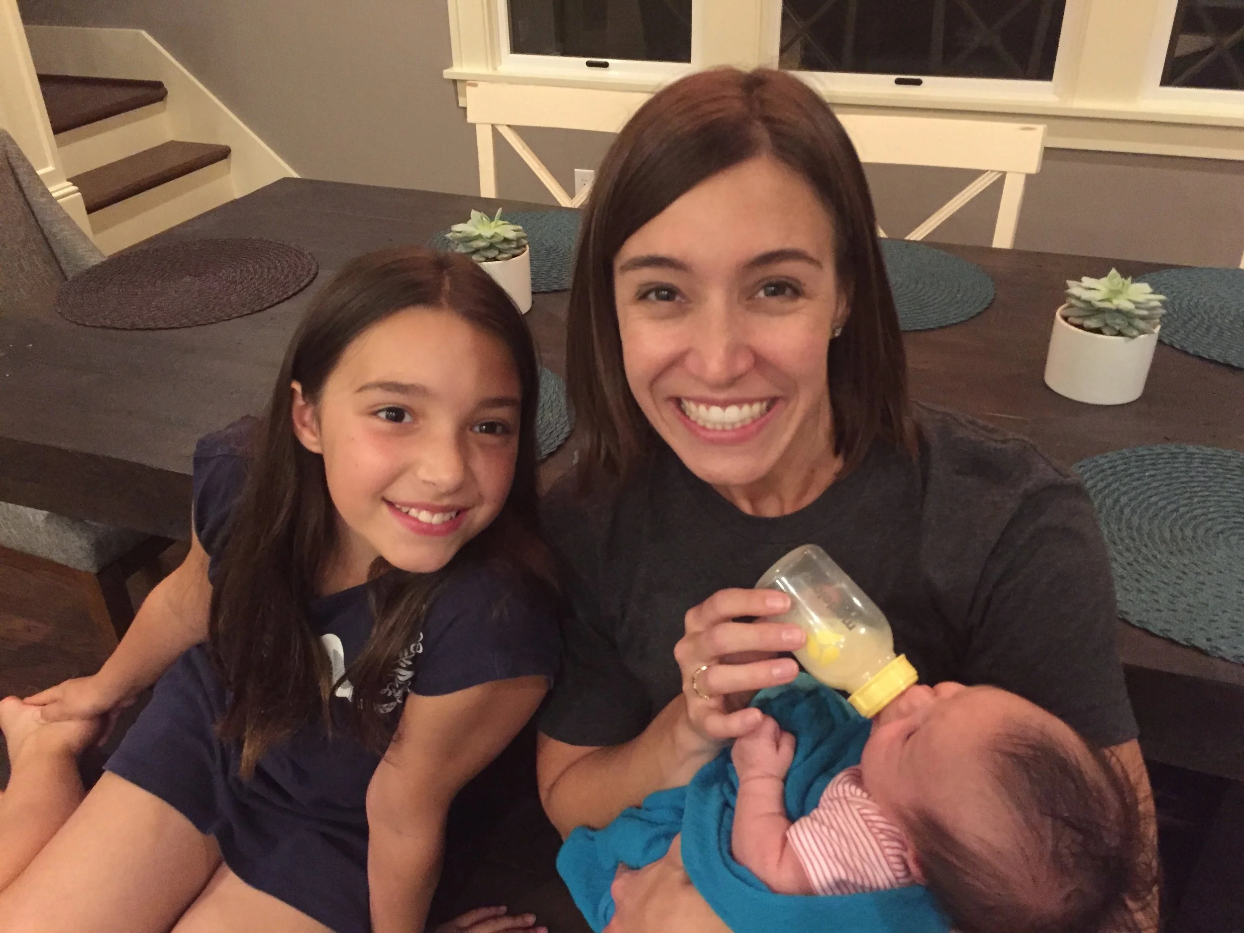 Dinner across the street