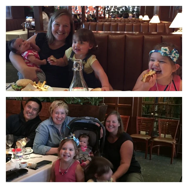 Lunch with Anne and the girls
