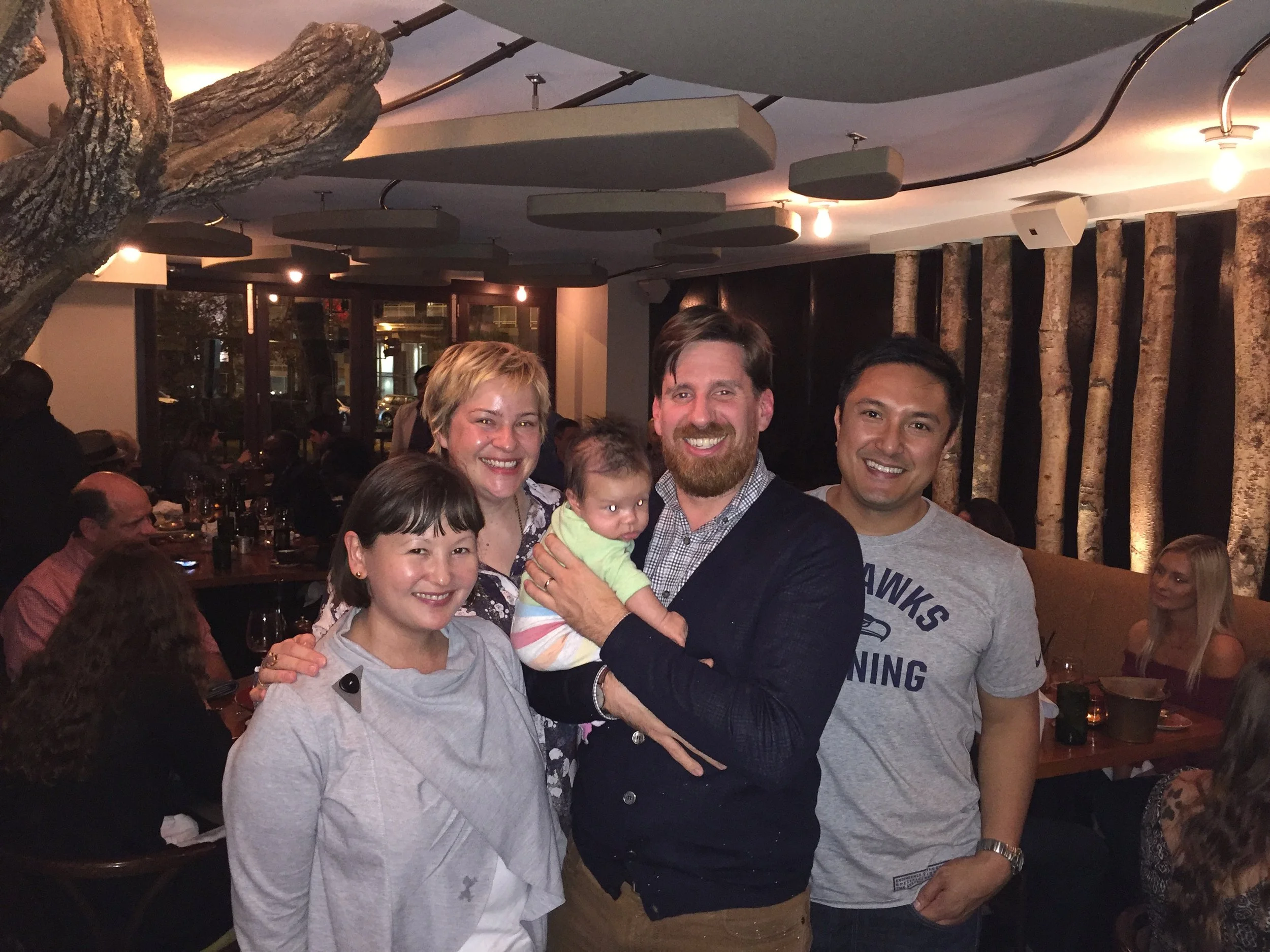 Dinner with Jenn and David