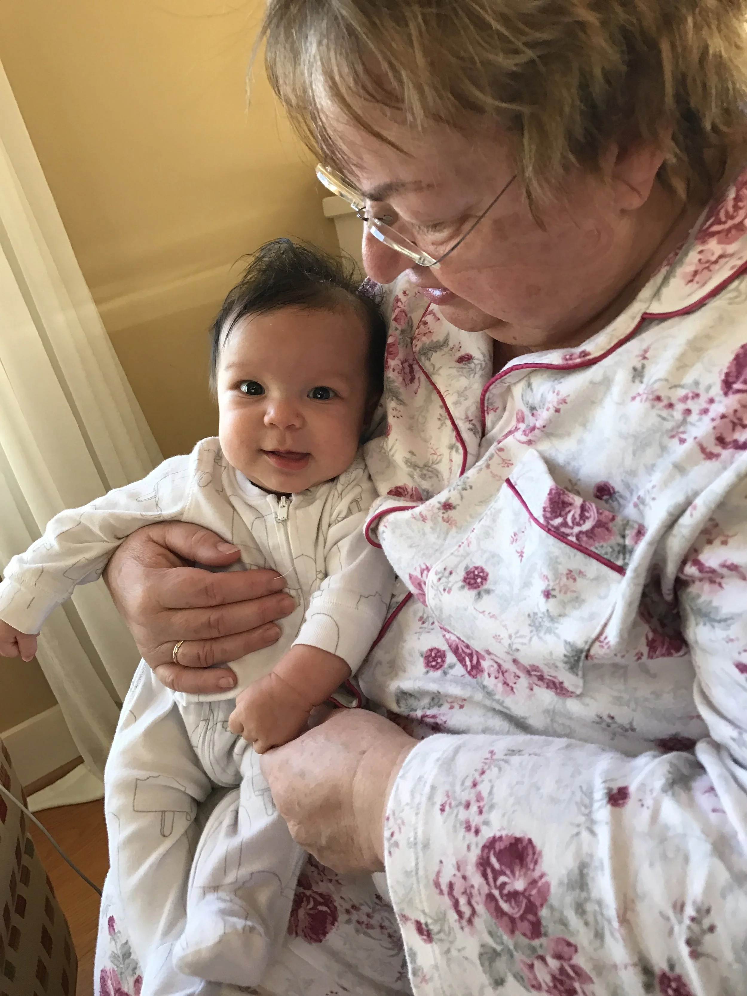 Pajama snuggles with Xanna