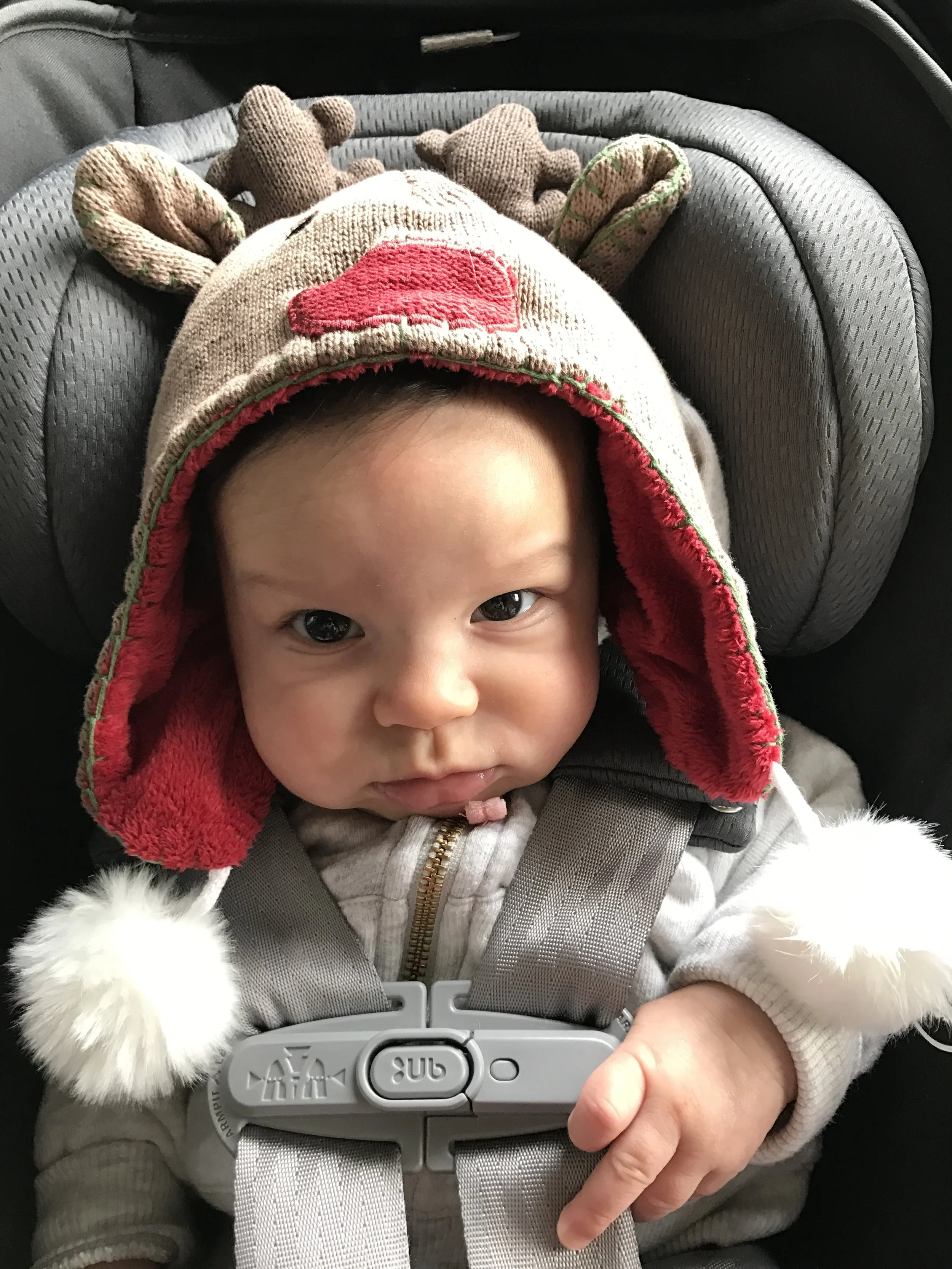 Adding Rudolph to the hat collection