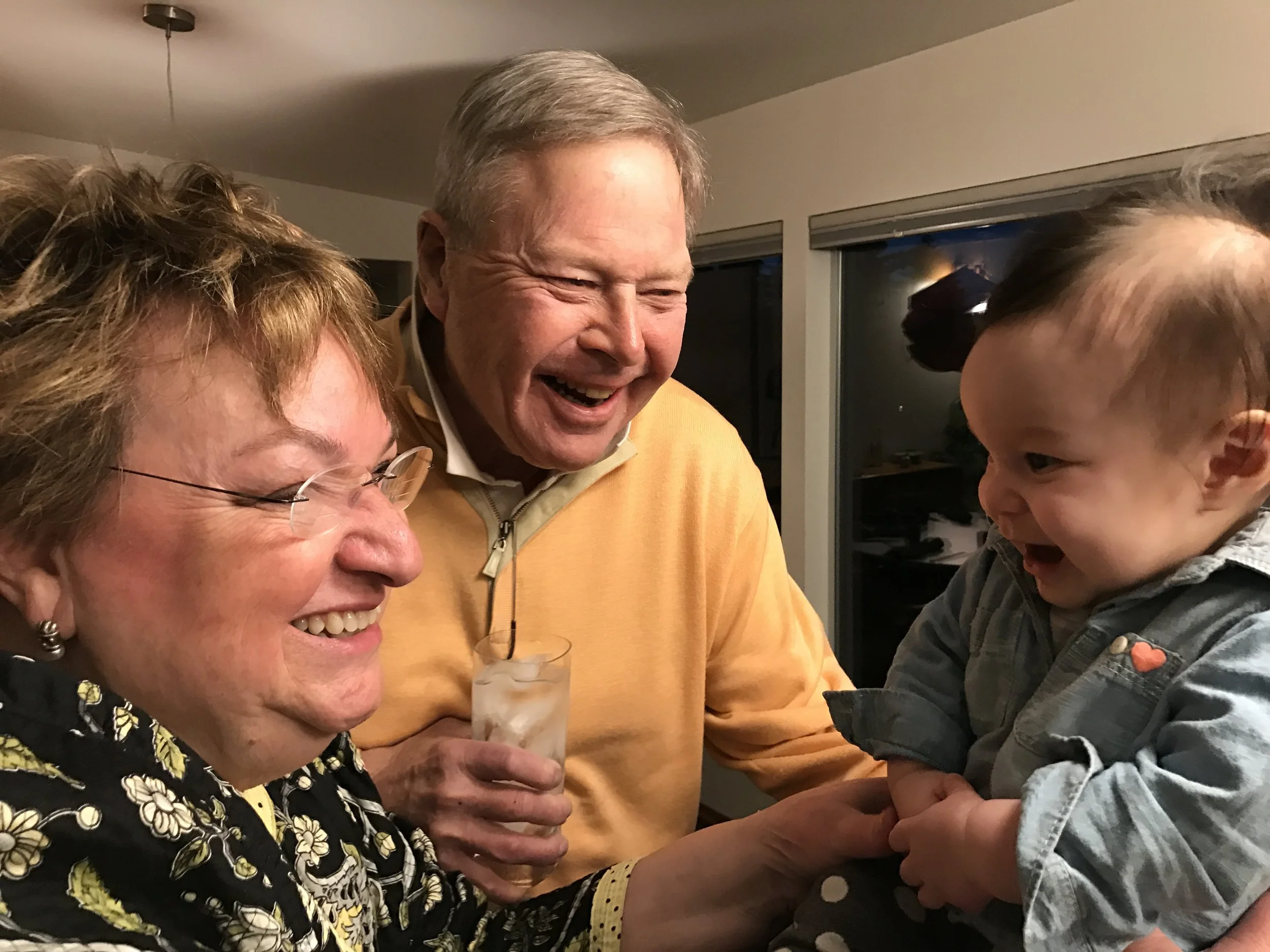 Xanna and Grandpa have arrived