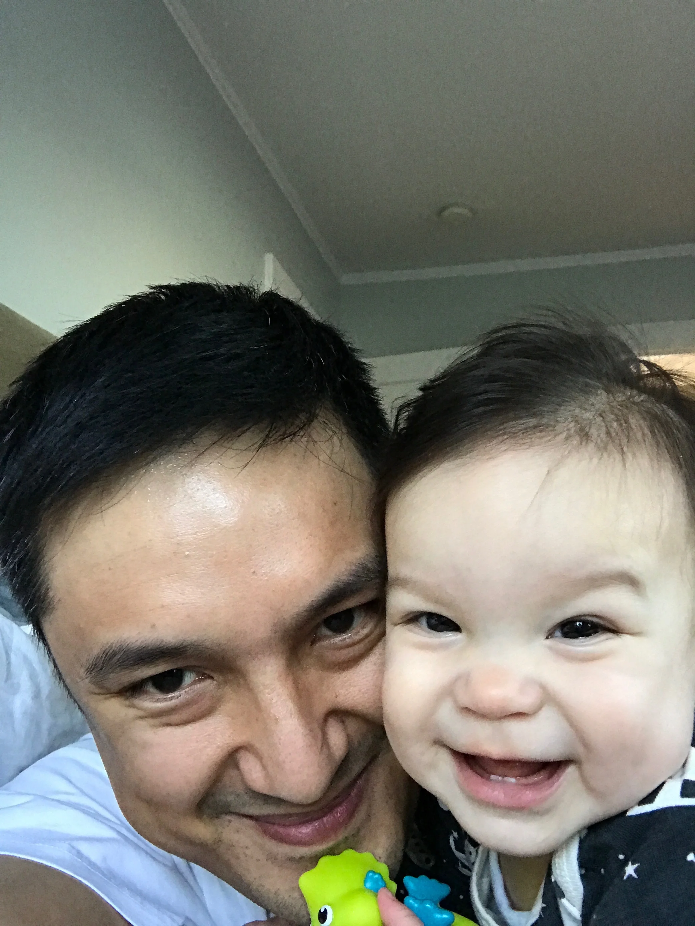 Dad and daughter