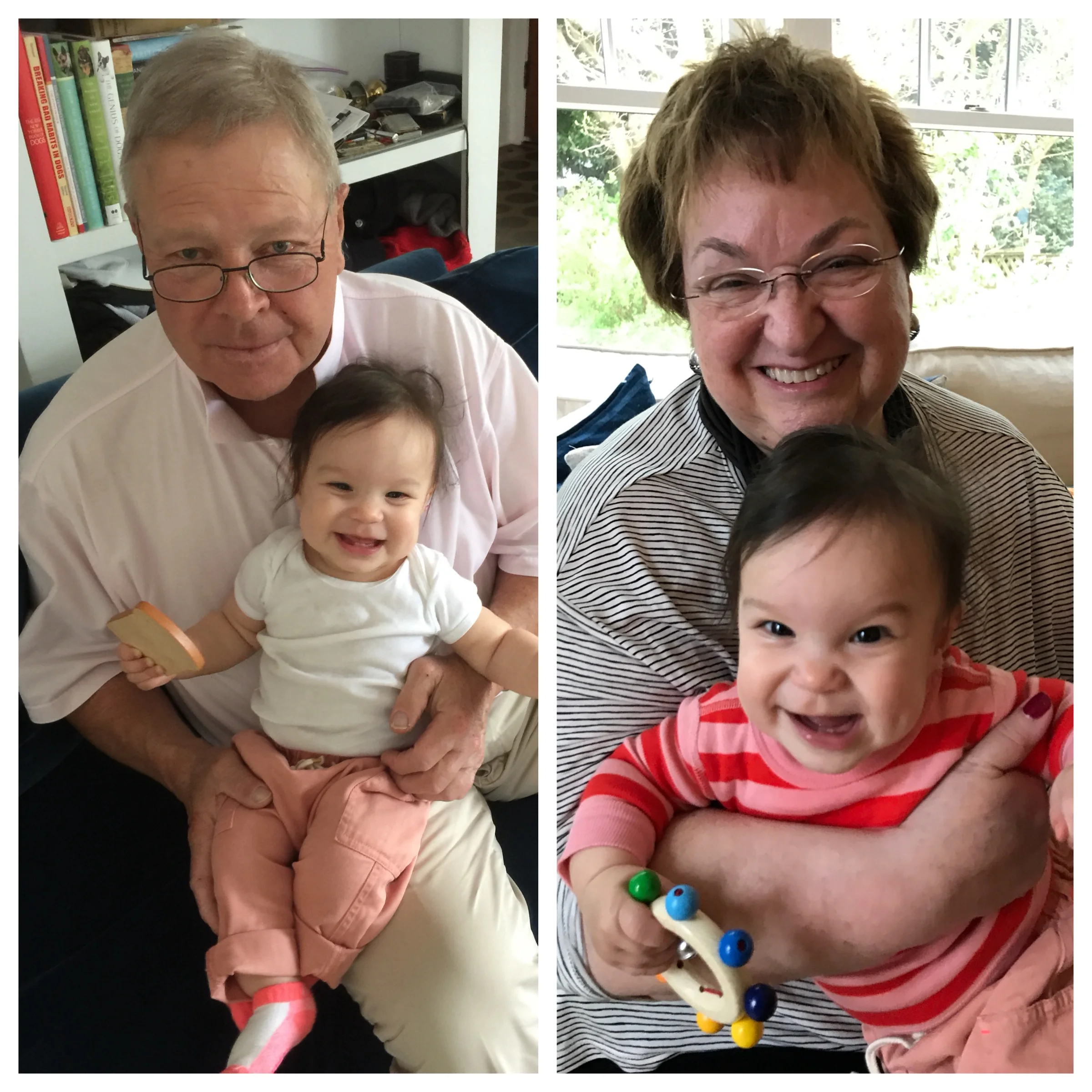 Grandpa and Xanna cuddles