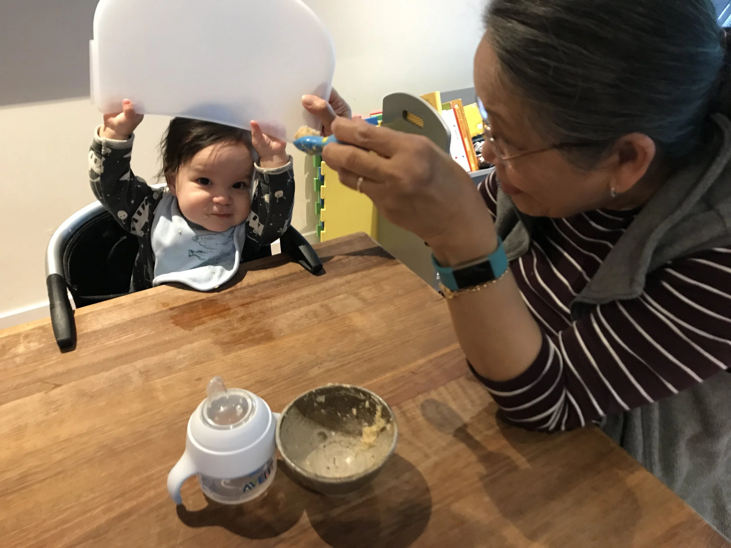 Eating shenanigans with Lola