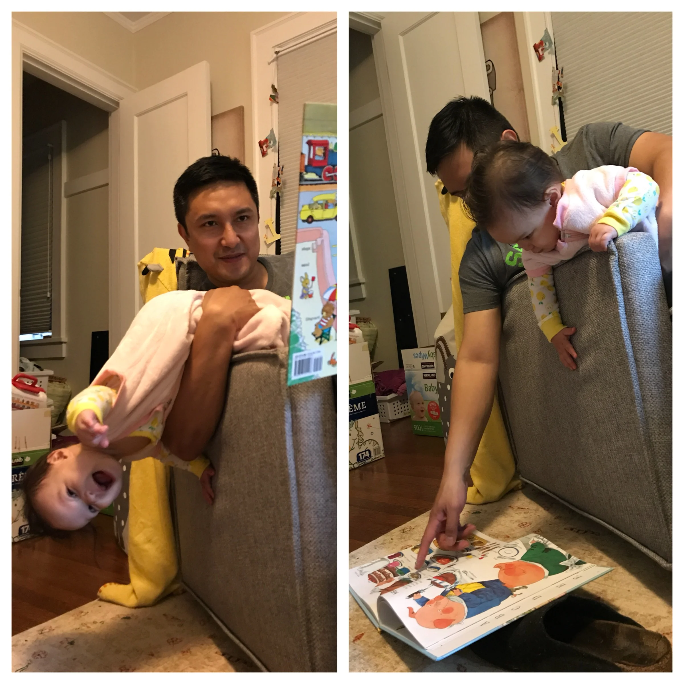 Bedtime reading gymnastics