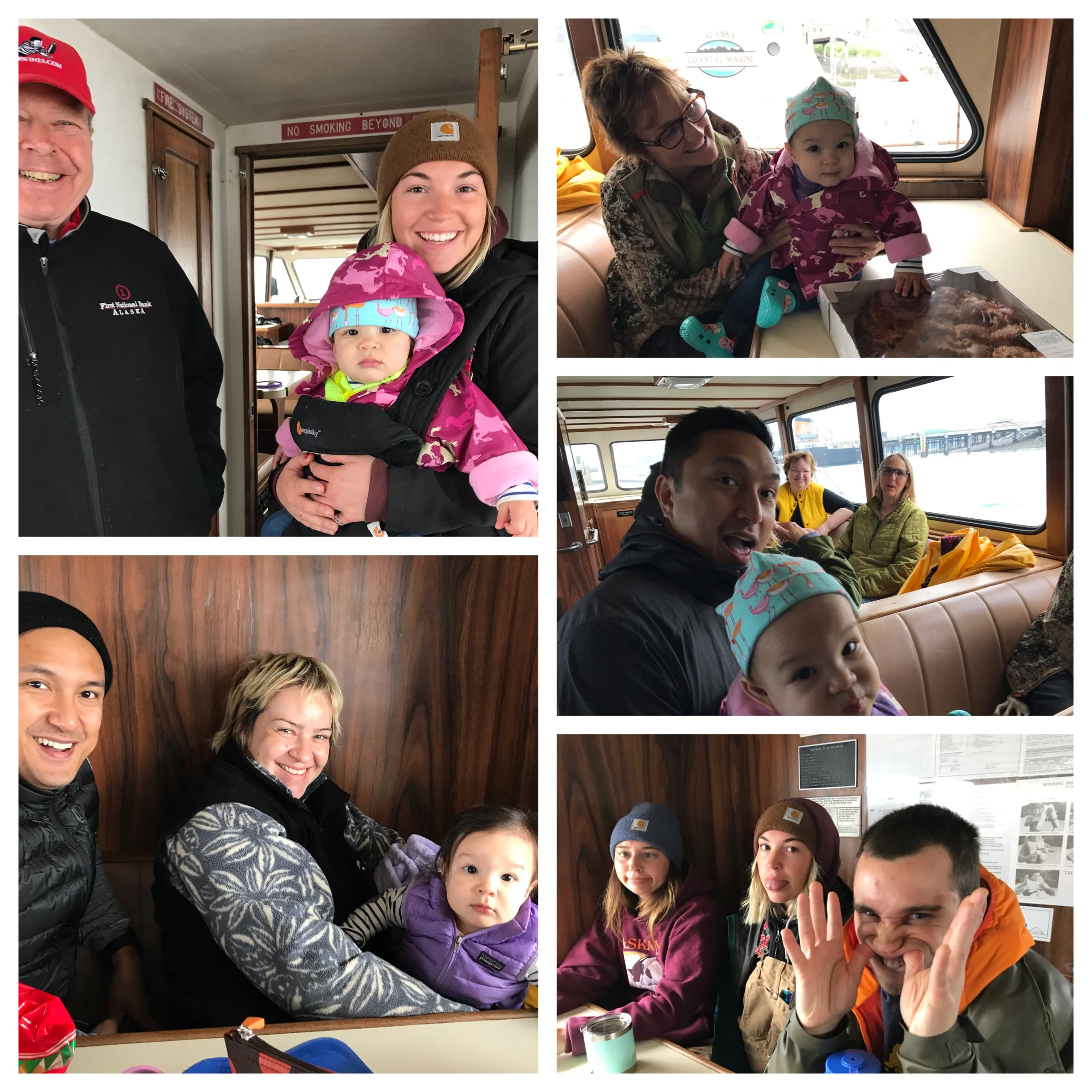 Family fun on the boat