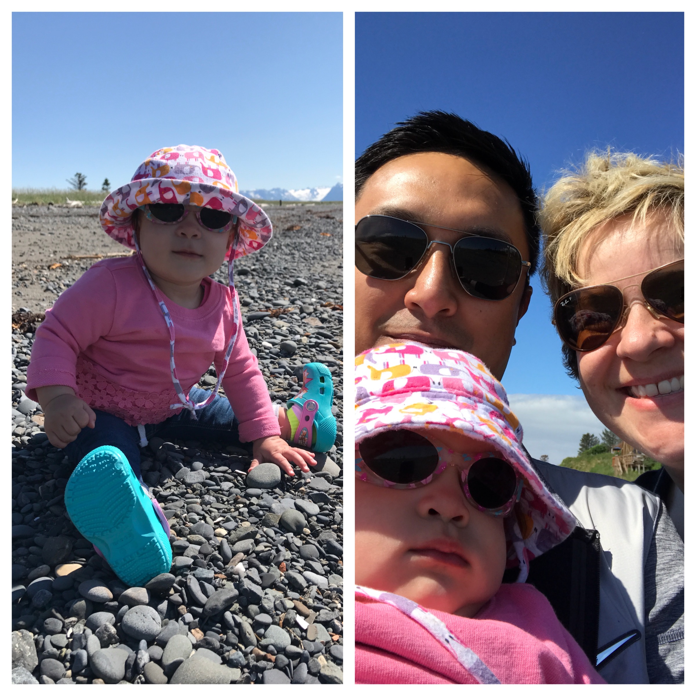 Bluebird day at the beach