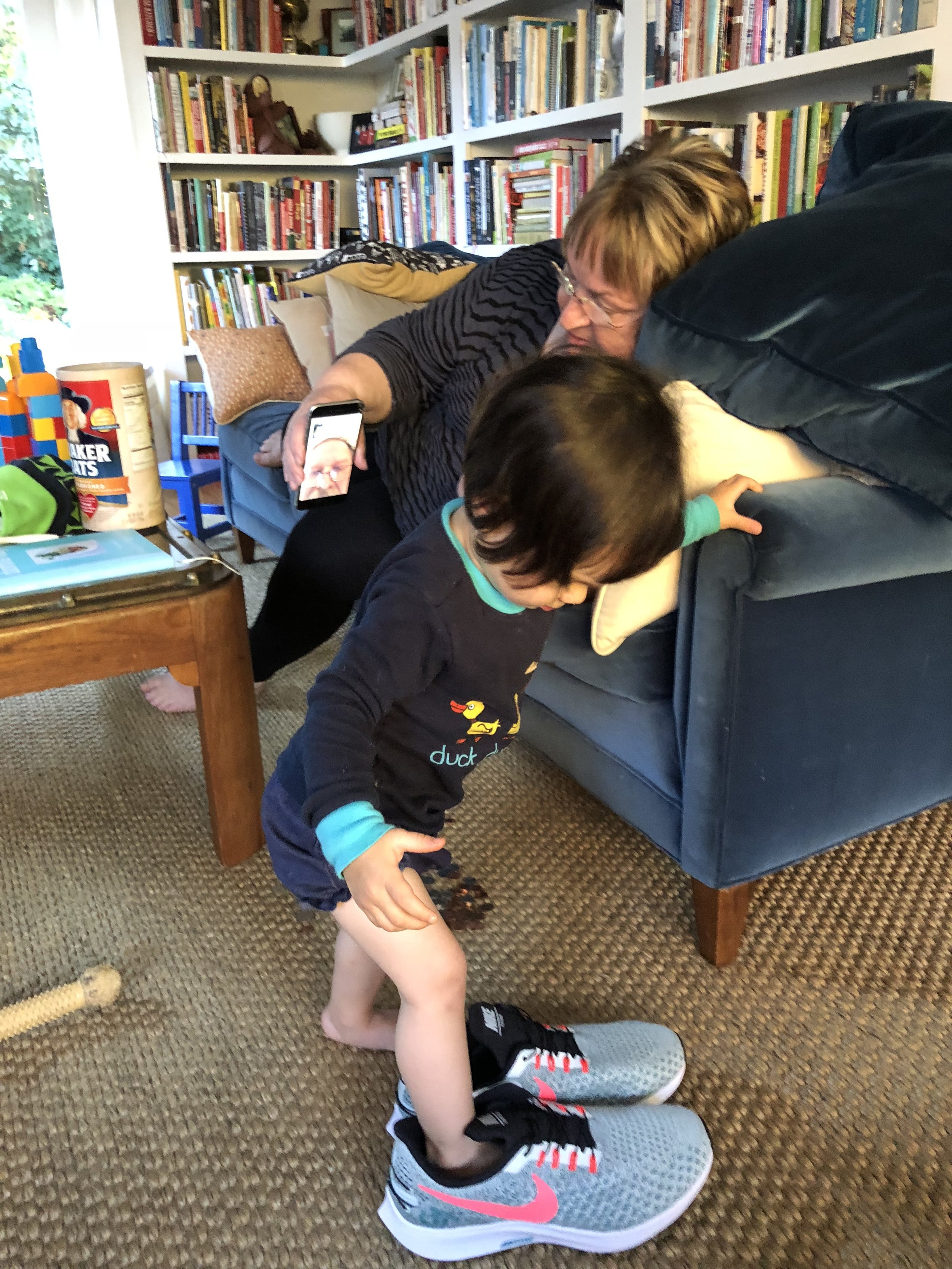 New shoes for Grandpa