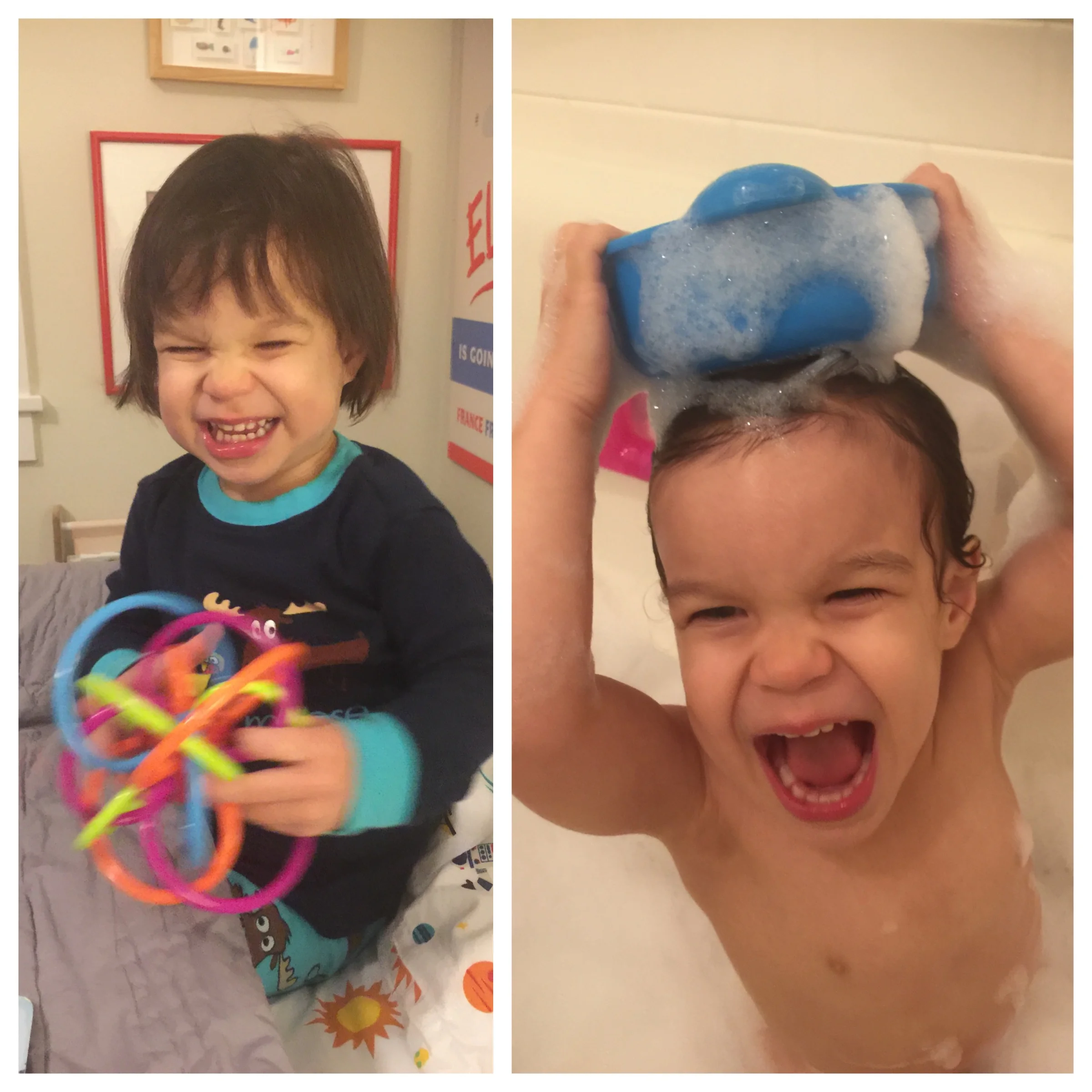 Bedtime shenanigans with Xanna