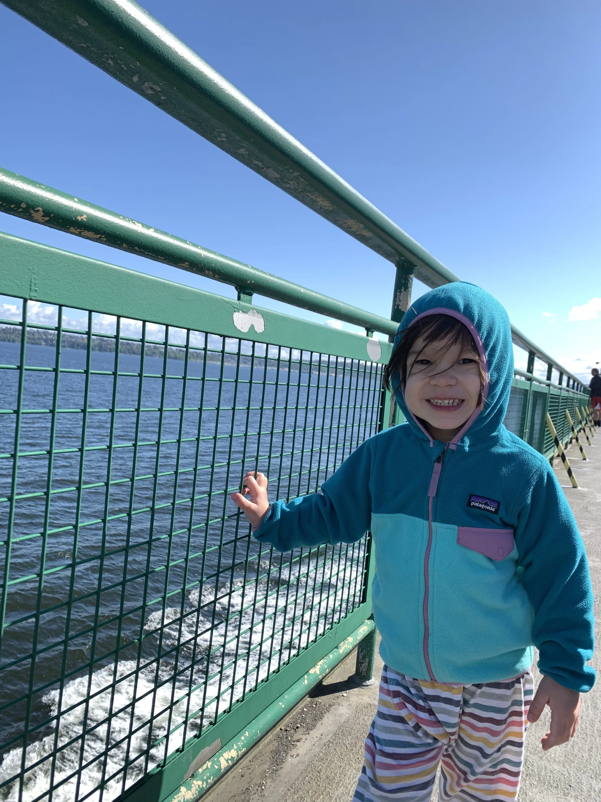 Meryl on the MV Wenatchee