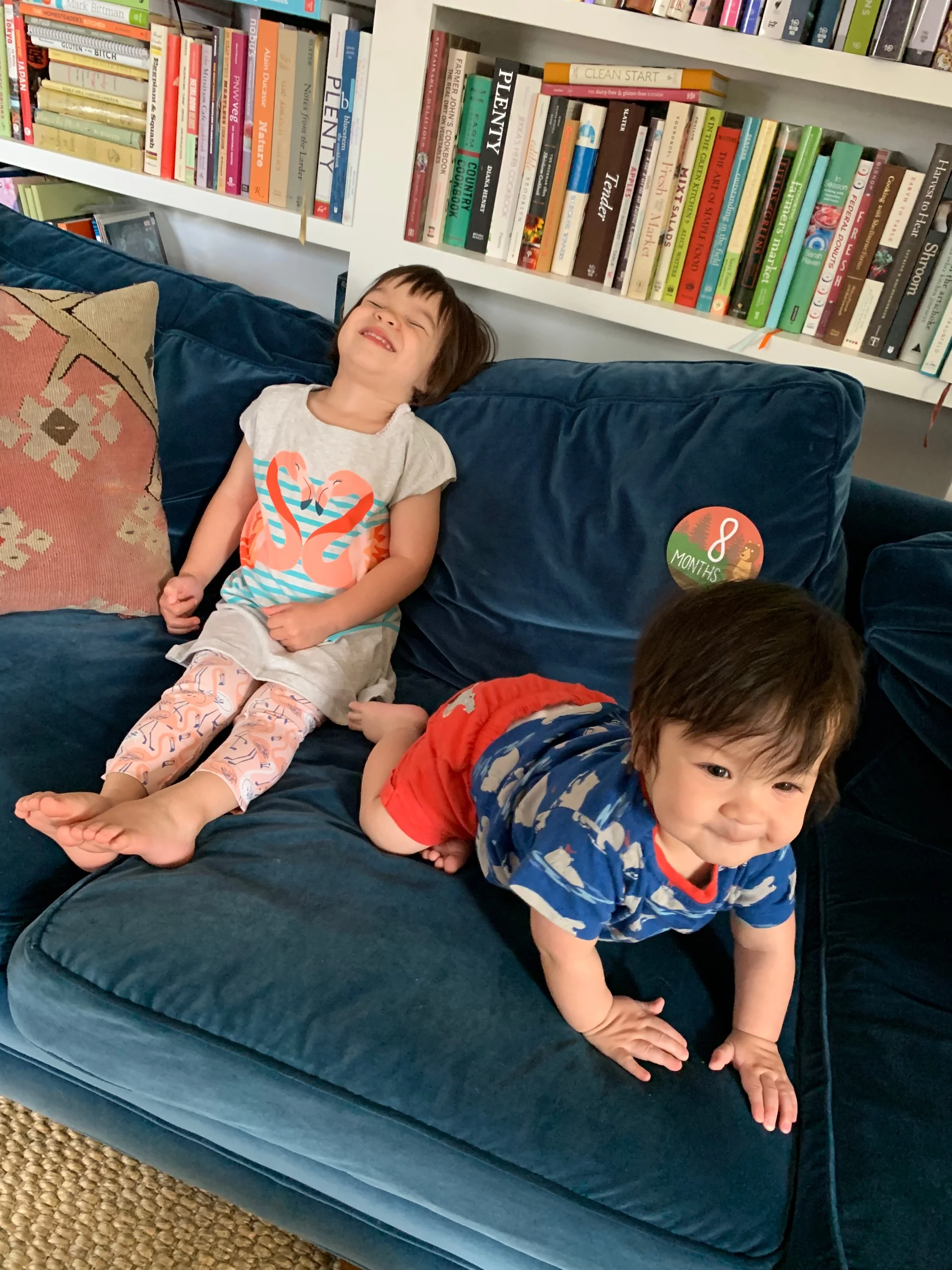 Holmes is eight months old