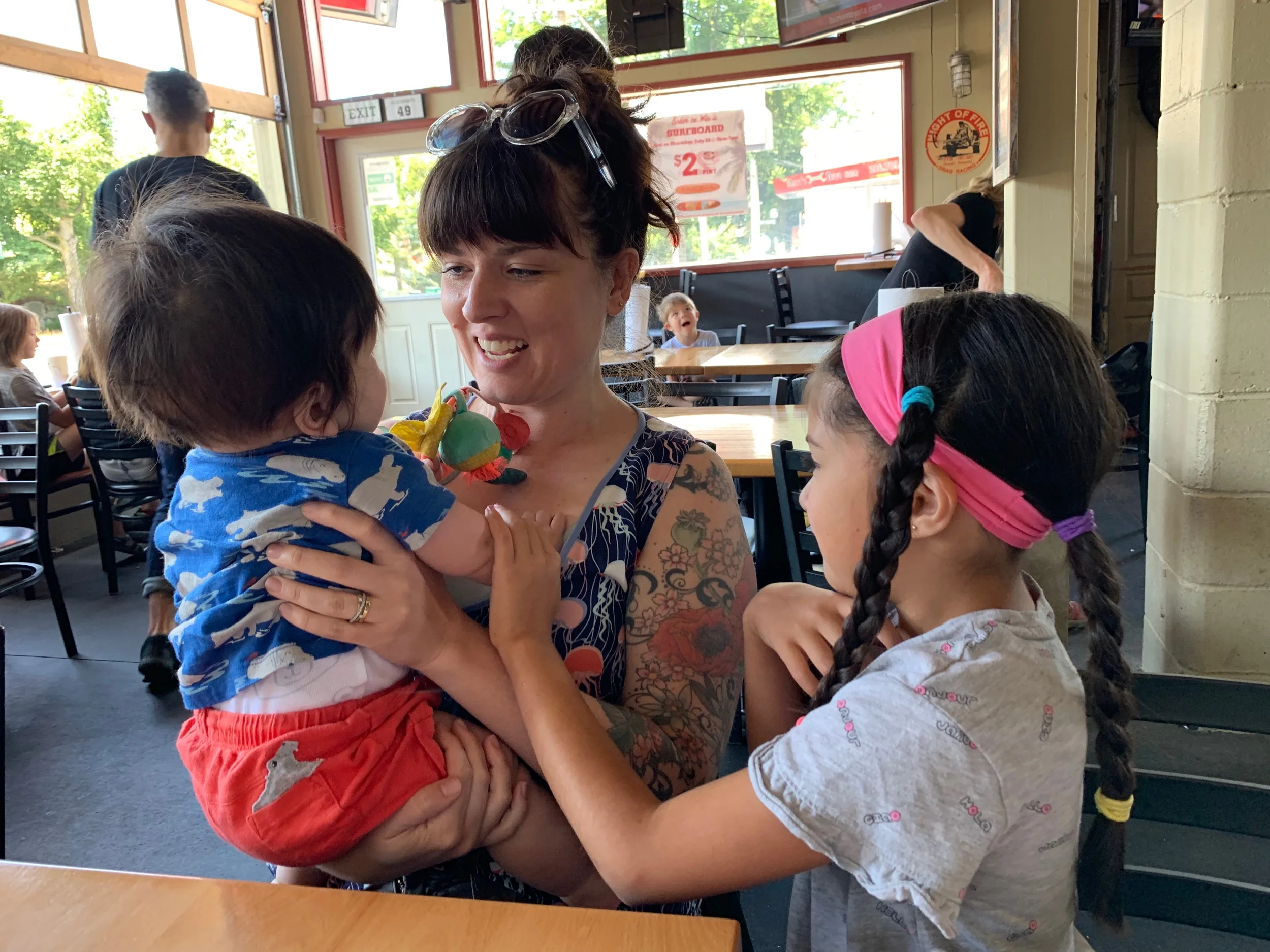 Wings and tater tots