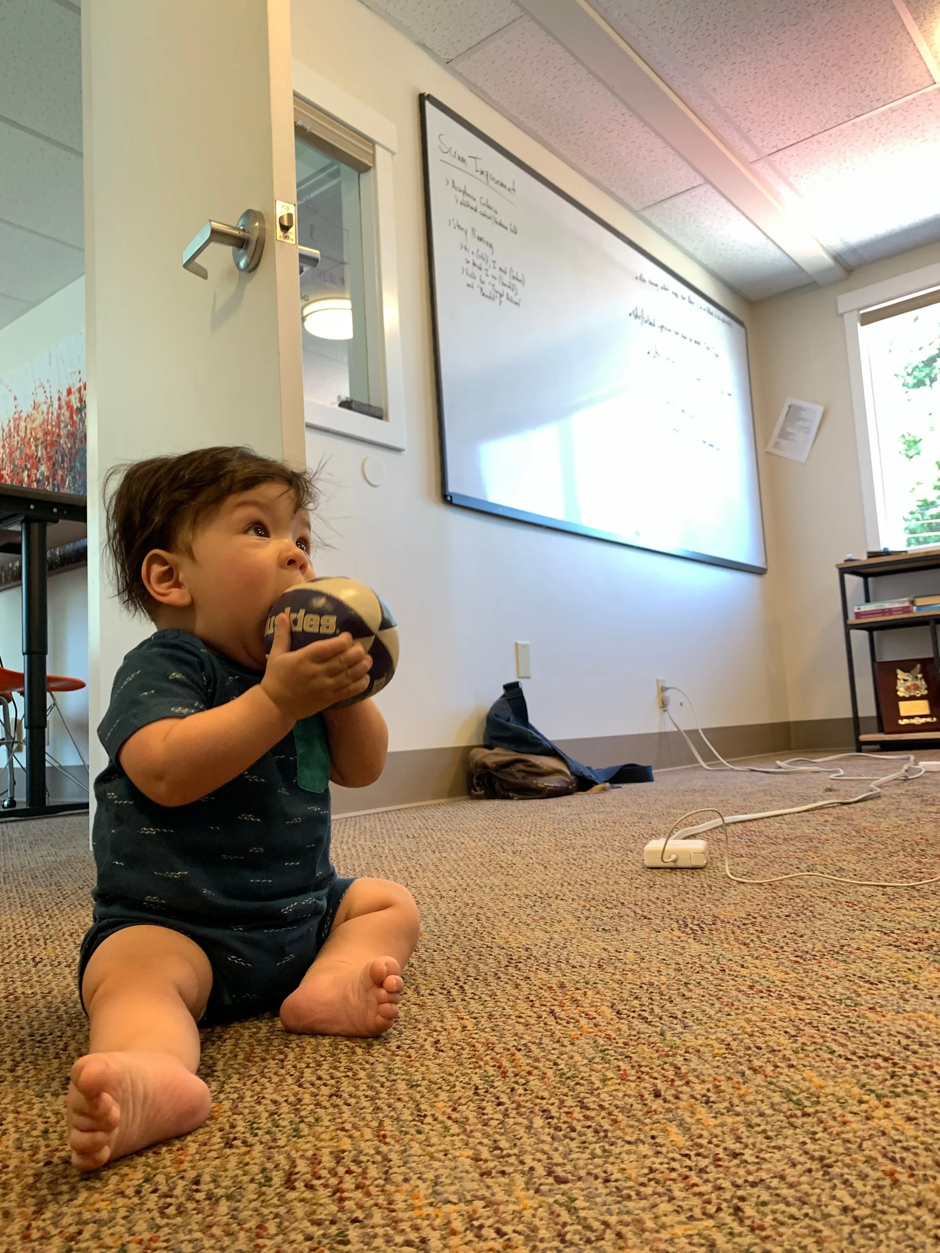 Impromptu Take Your Kid to Work Day