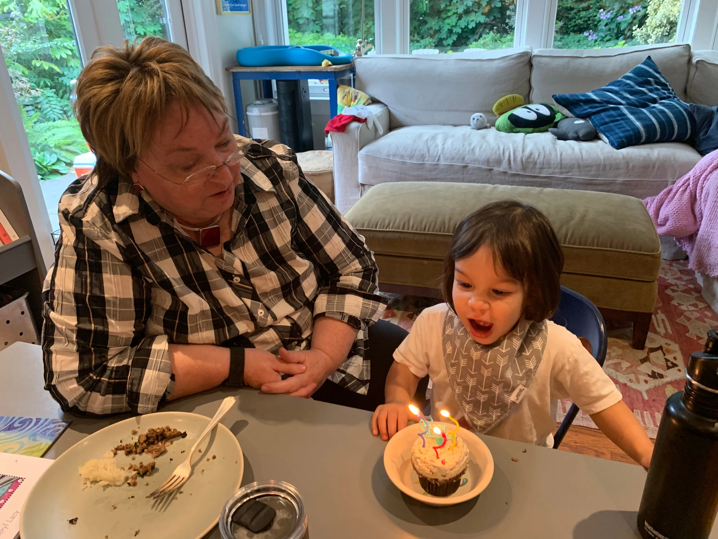 Candle blowing practice