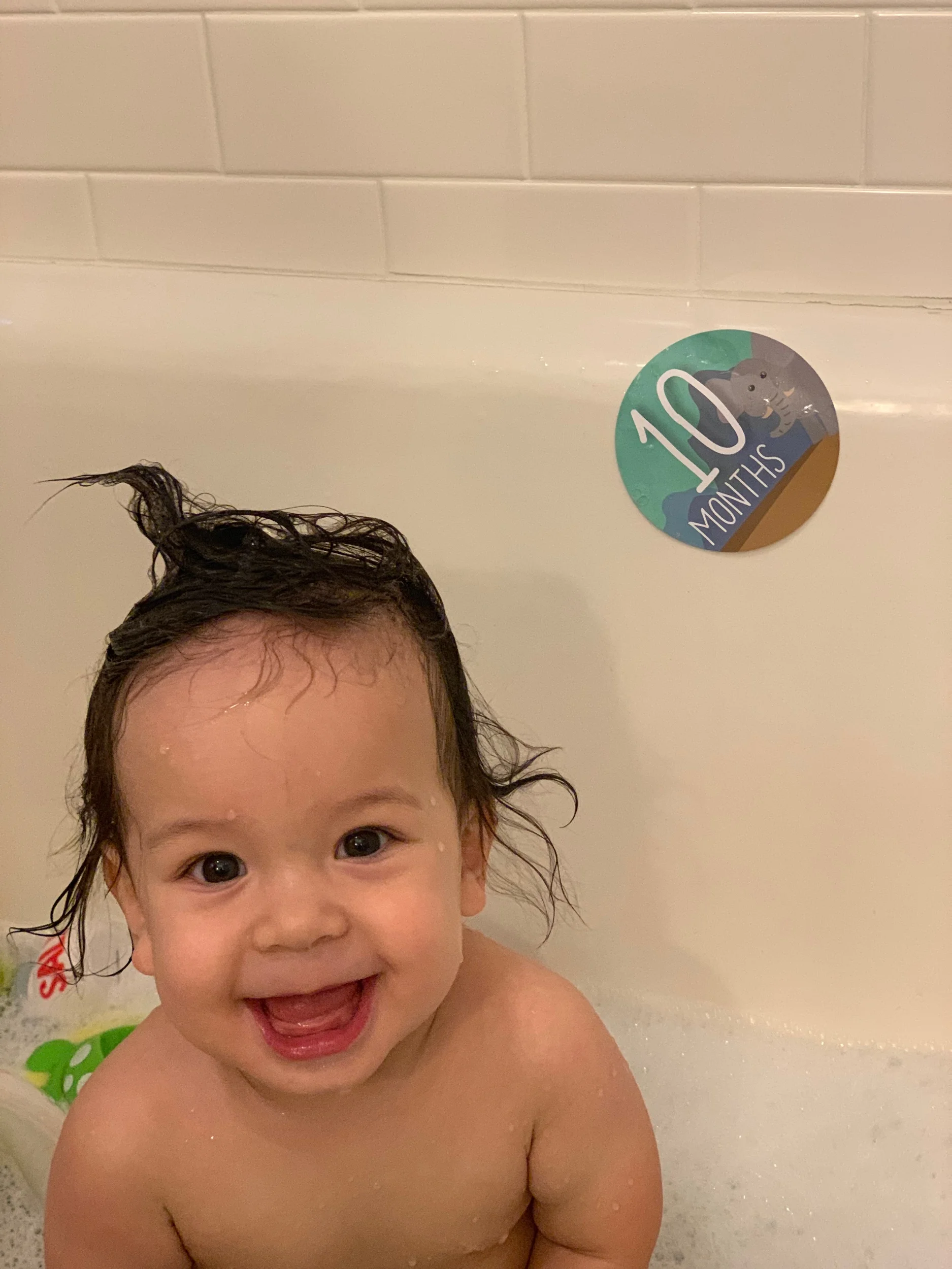 Holmes is ten months old