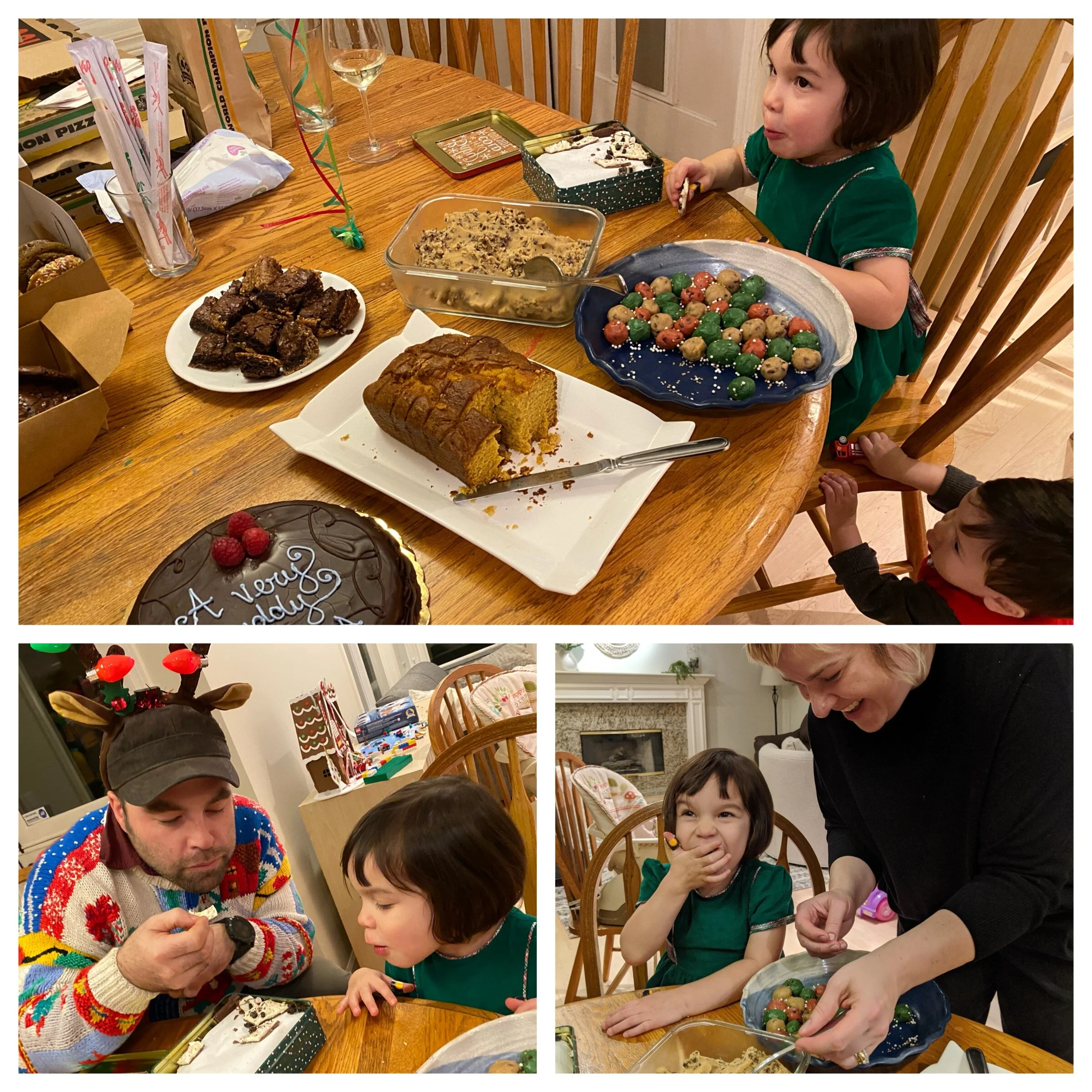 Meryl and the dessert table