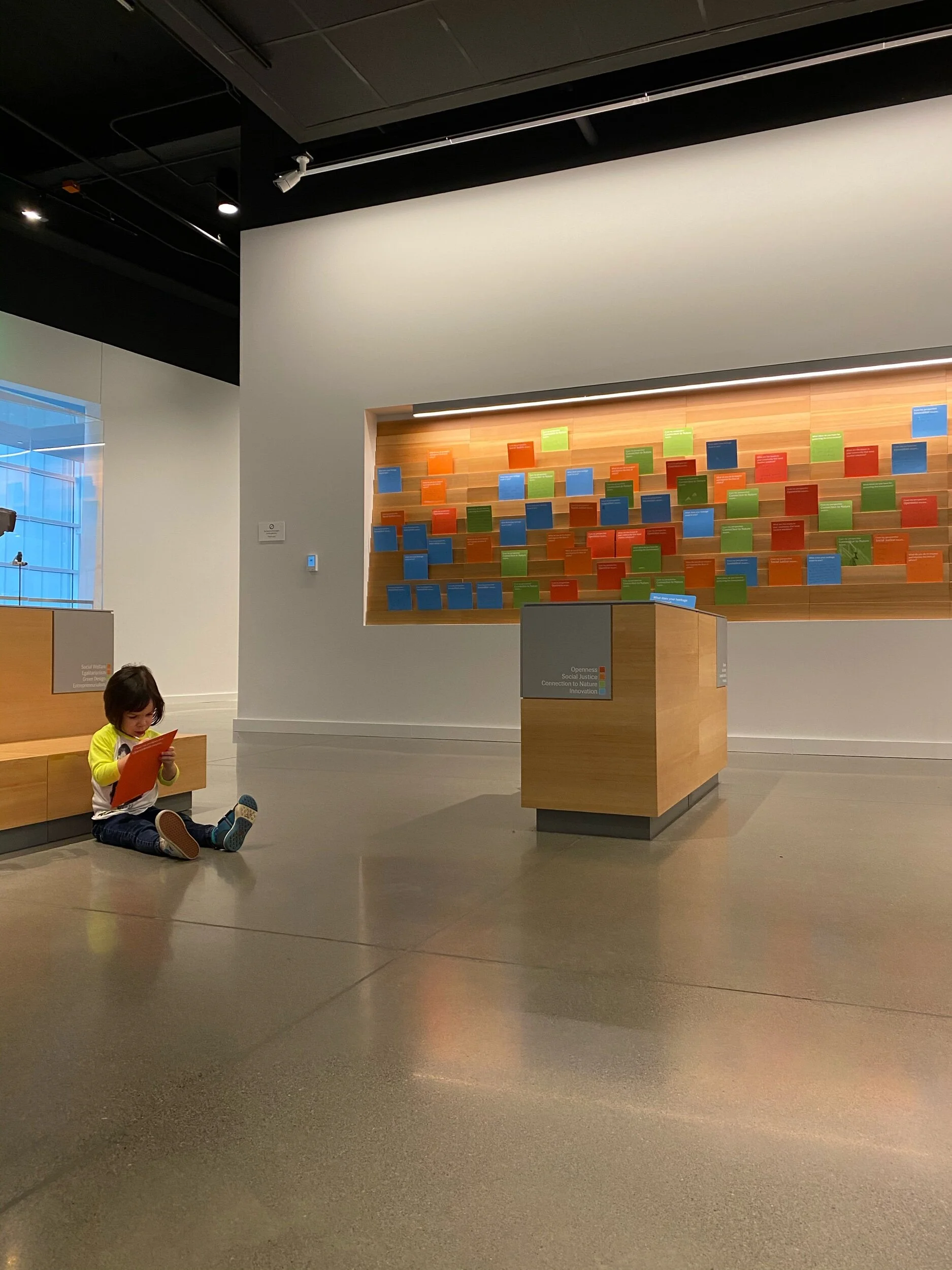 Sharing her thoughts