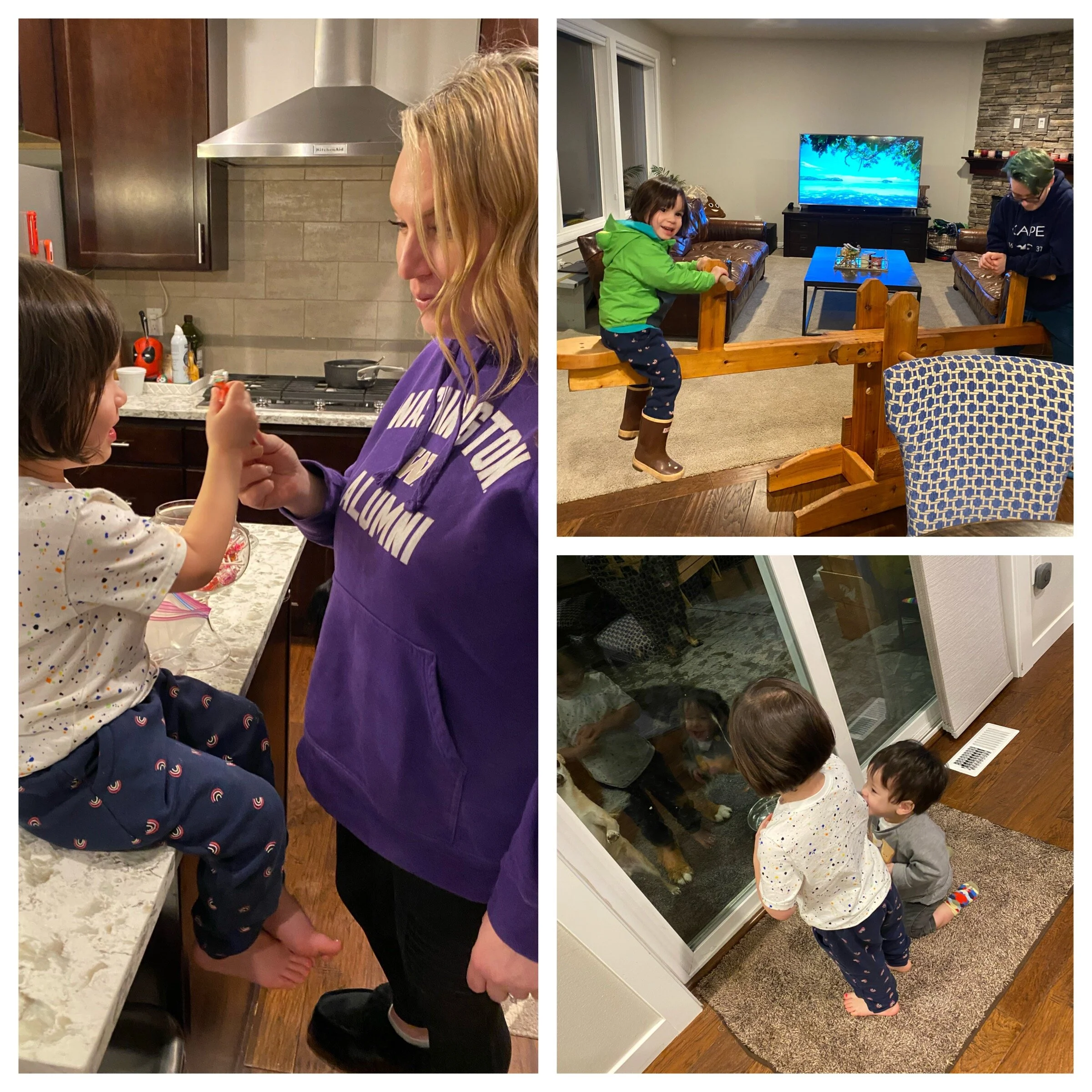 Lollipops and a teeter-totter