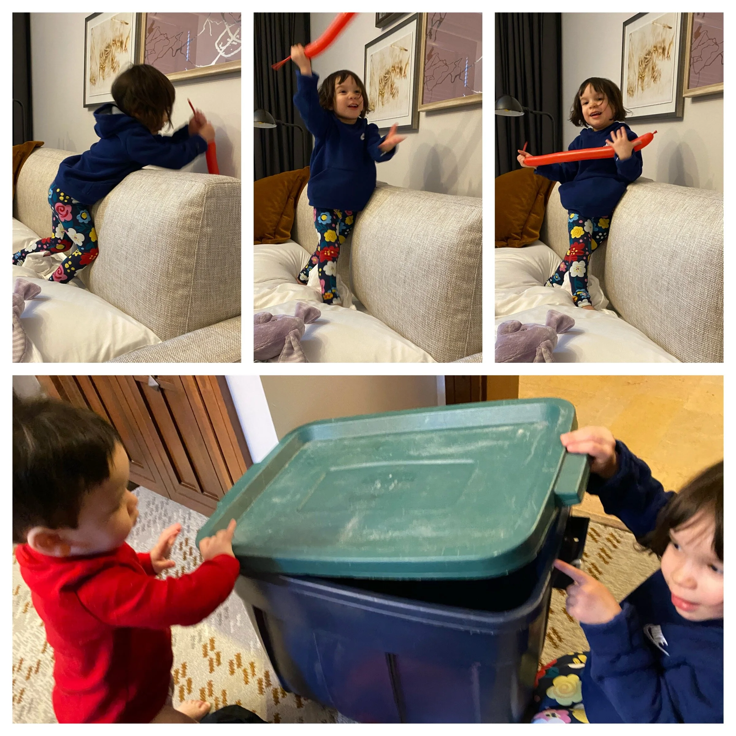 Catching fish to grow in a bucket