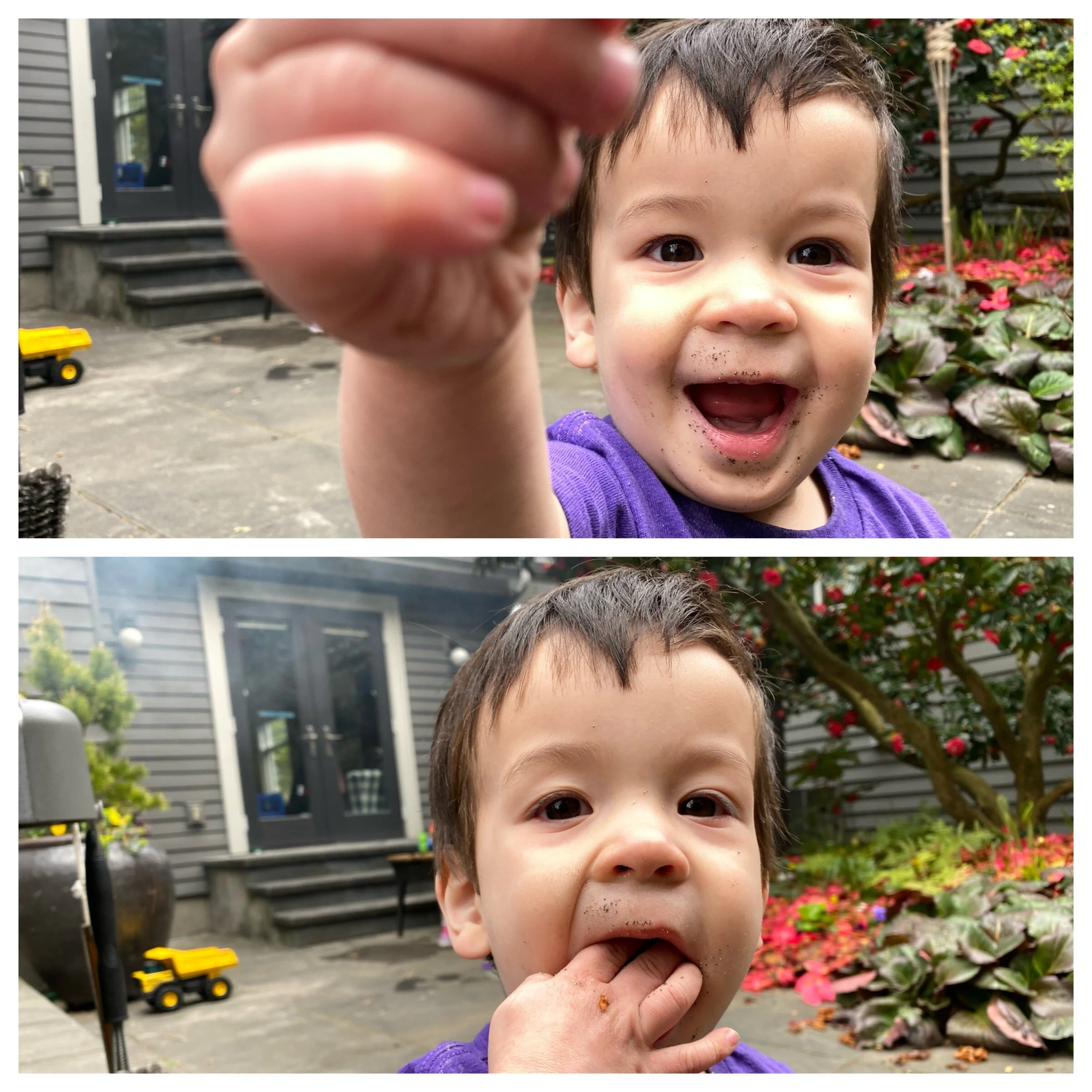 Evvverything goes in his mouth