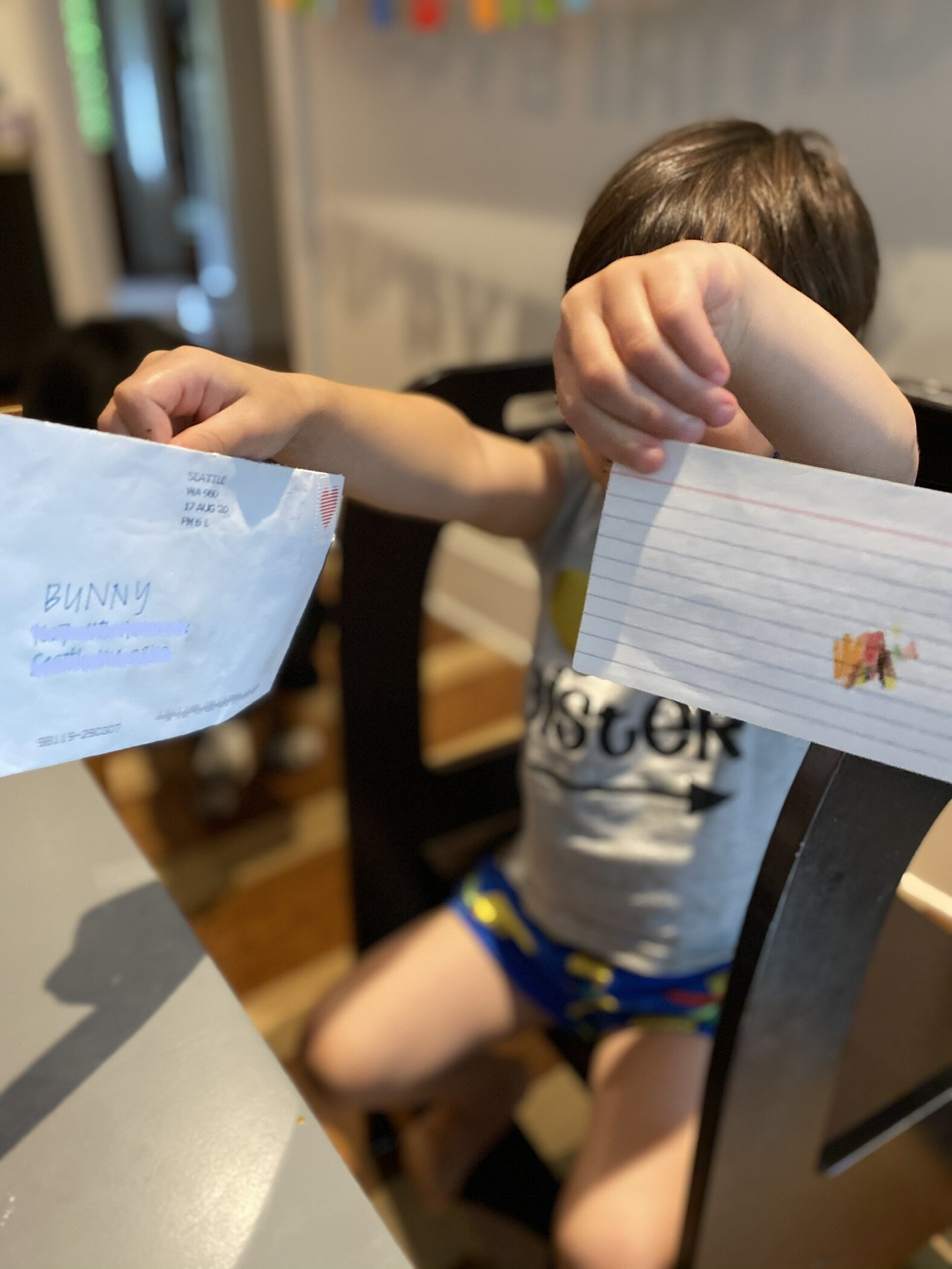 Bunny’s birthday card